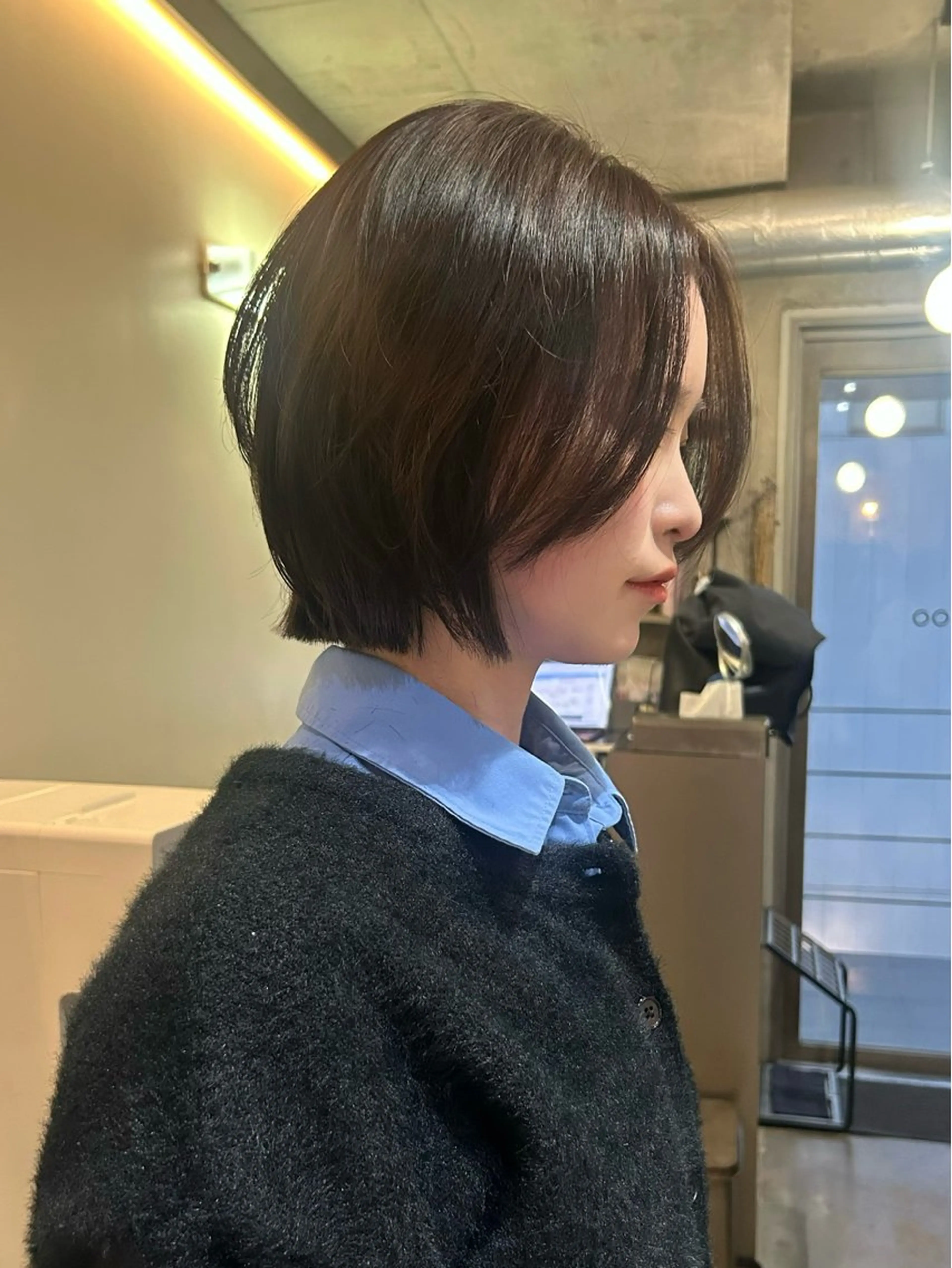 ショート カラー カット ヘアカラー 韓国ボブ/レイヤー カット/ EMIRIのヘアスタイル