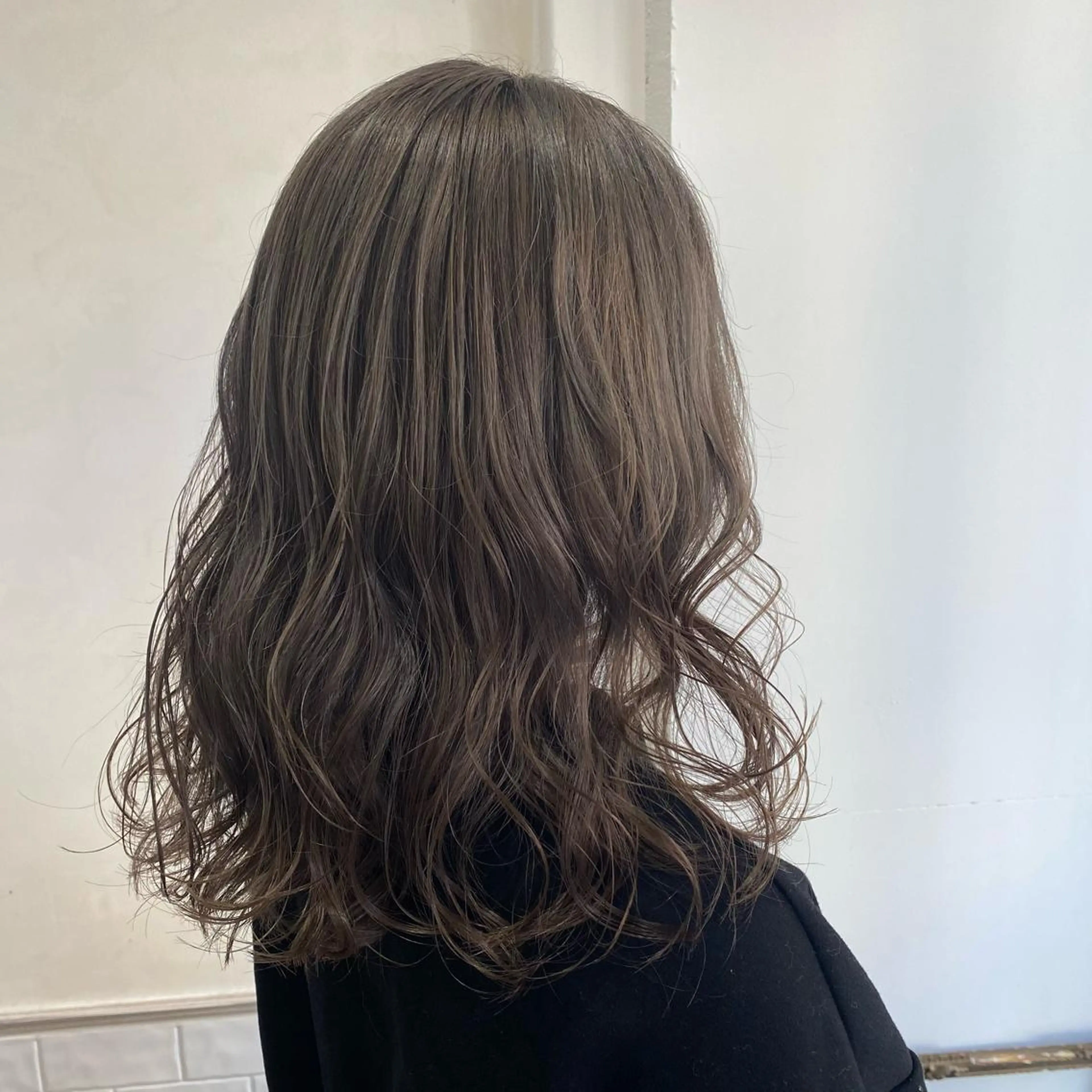 ロング ボブ ハイライト 髪質改善 ✂︎透明感カラー特化 /日和優真✂︎のヘアスタイル