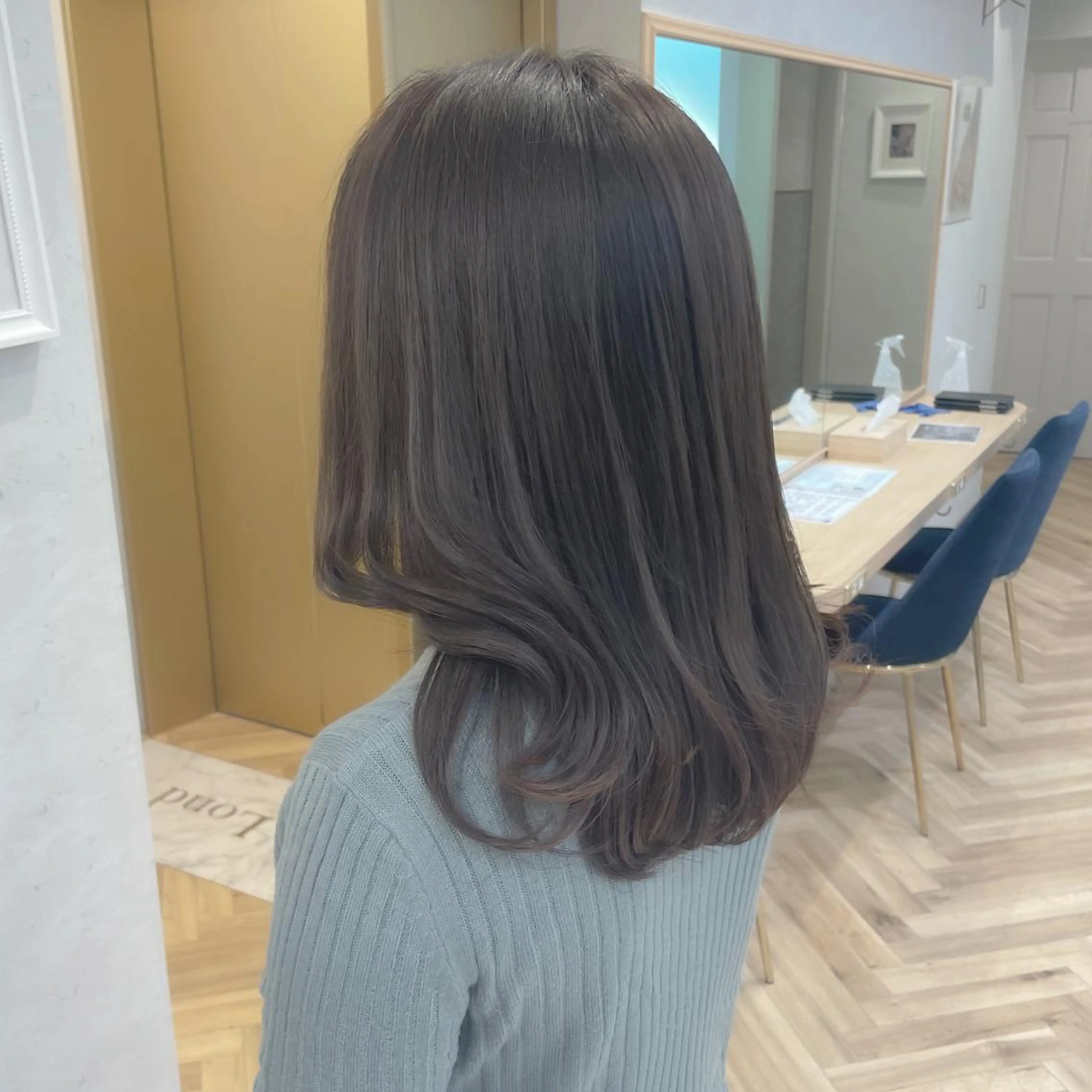 📍根本のリタッチカラー(伸びた部分のみ)＋トリートメント　白髪染めもokの写真