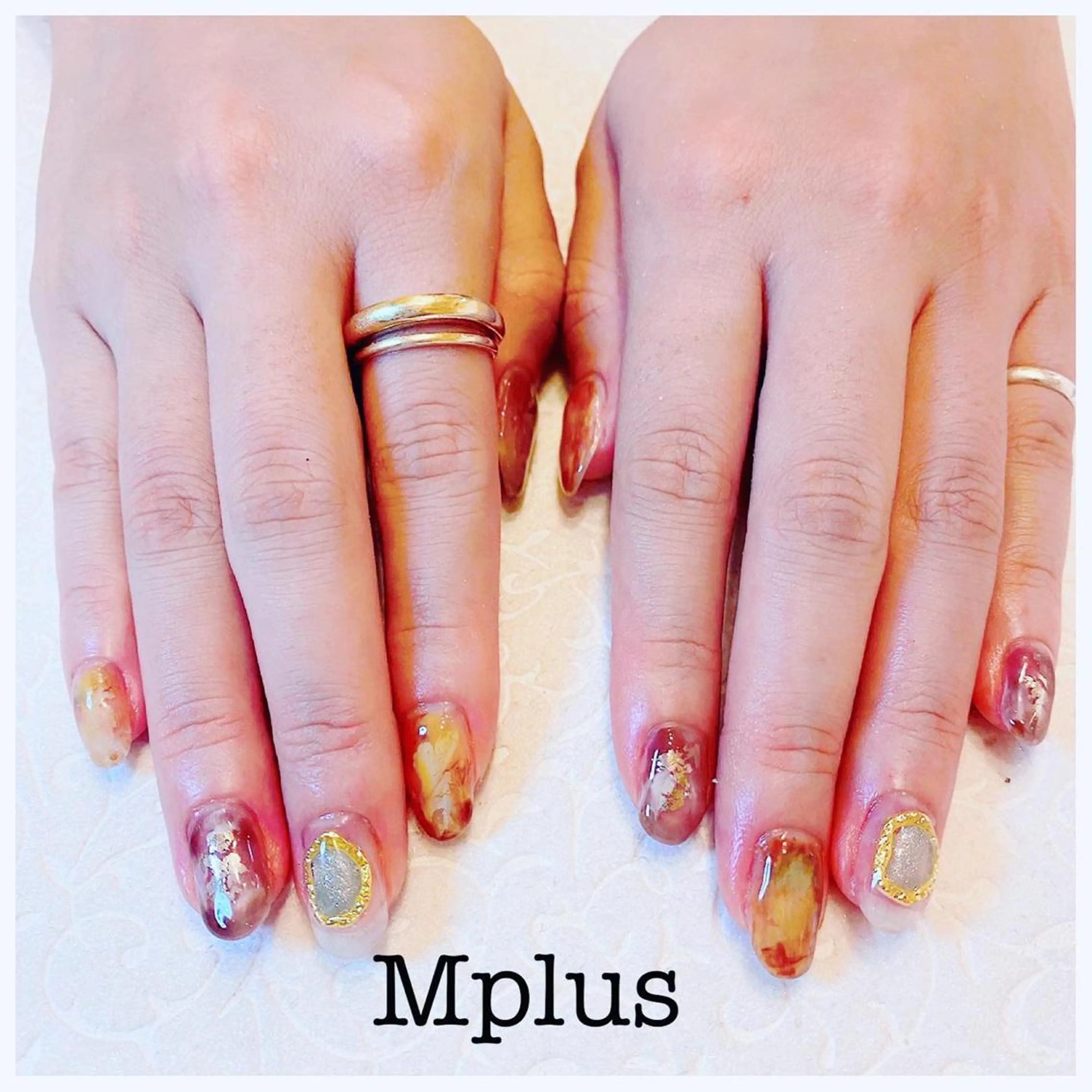 ネイル ニュアンスネイル Mplus miyukiのネイルデザイン