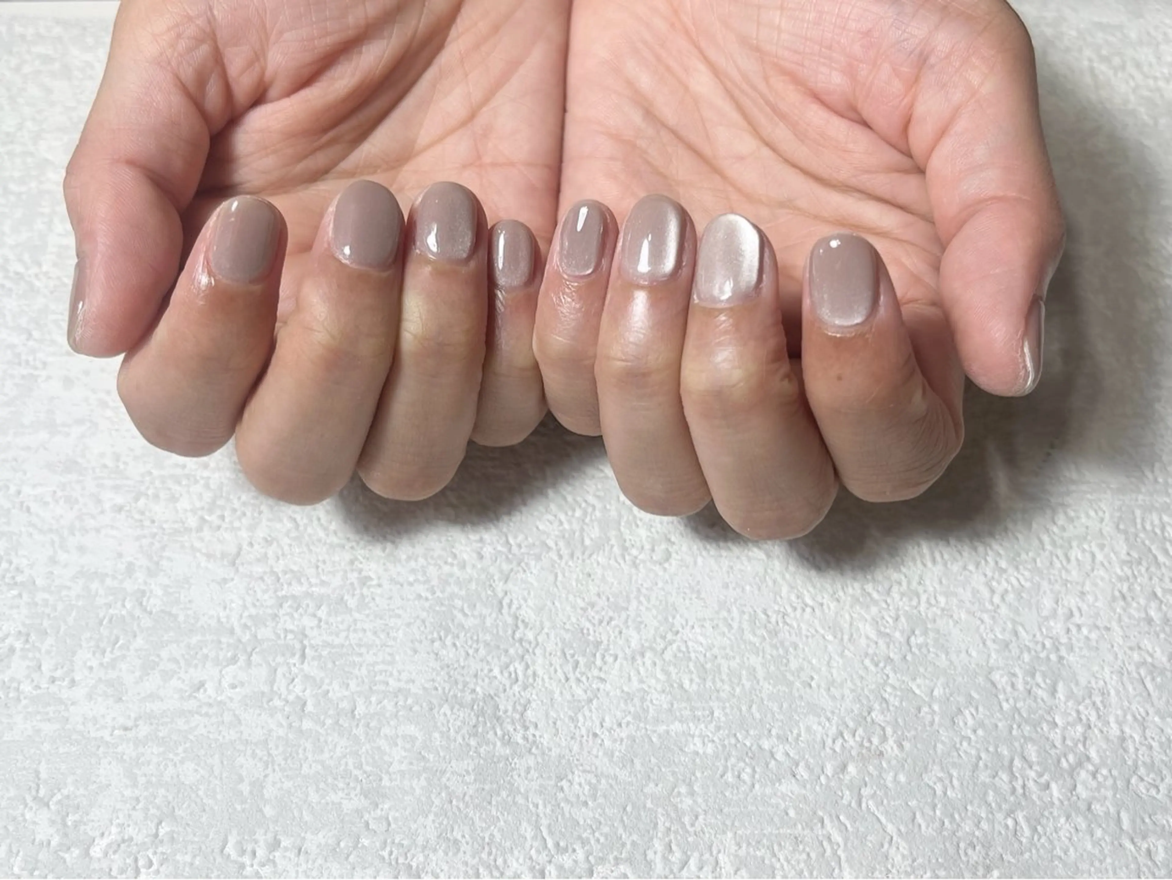 ネイル オーロラネイル フットネイル フレンチネイル ジェルネイル 韓国ネイル kikinail 溝の口のネイルデザイン