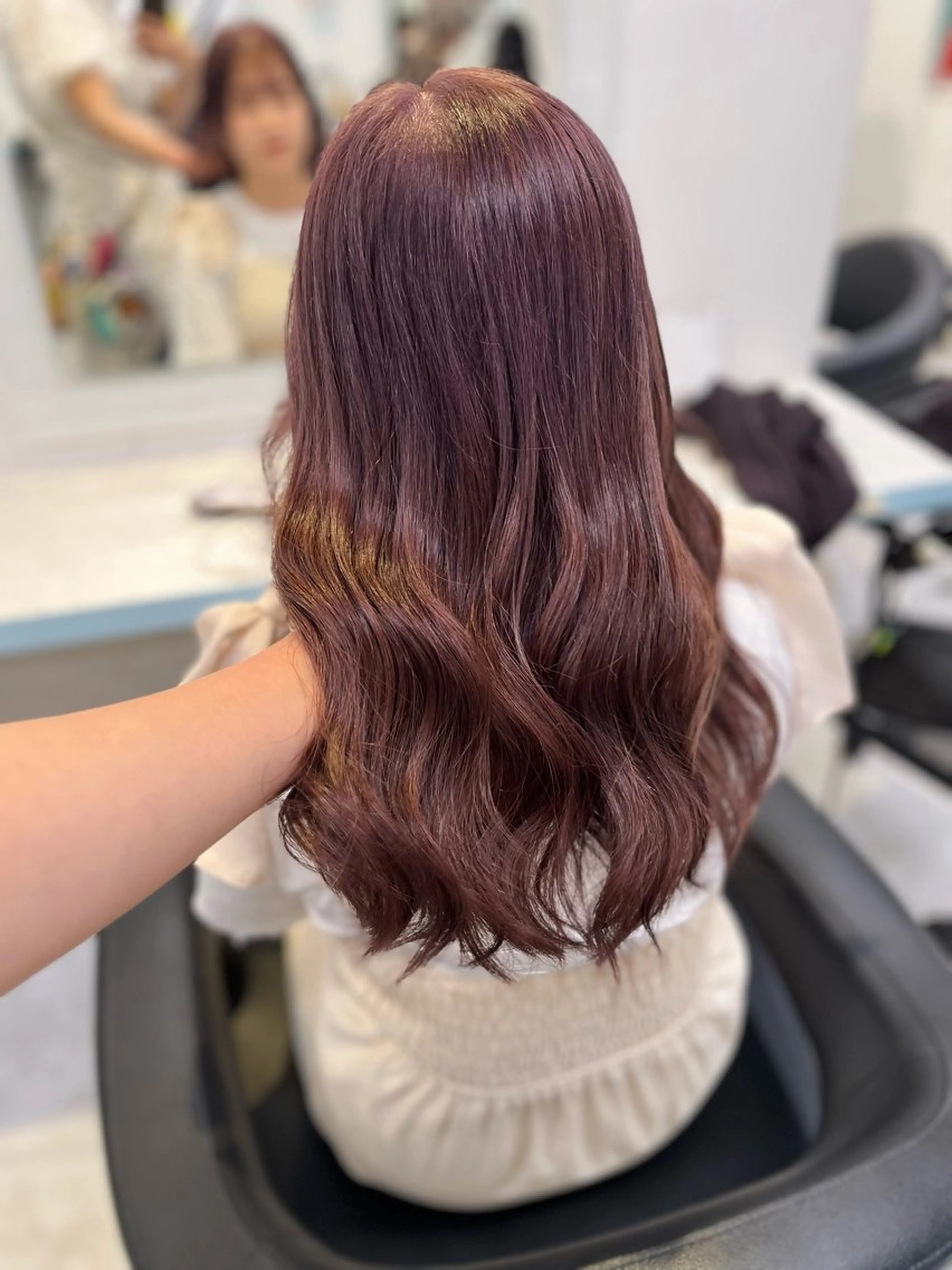 セミロング カラー ヘアアレンジ 愛されカラー🩷 はるなのヘアスタイル