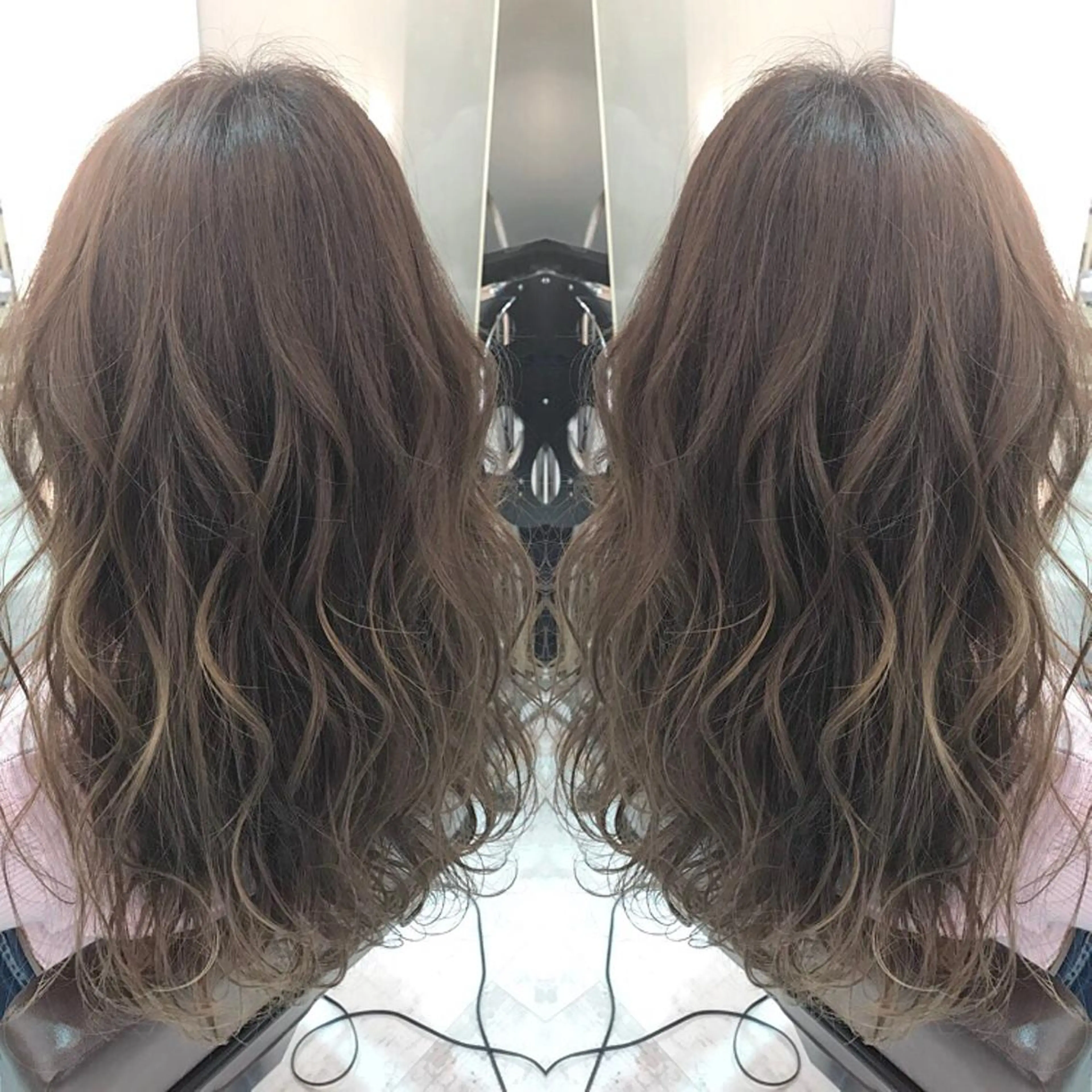 ❽【 コテ風 】カット & デジタルパーマ ⭐︎ 極潤 うる艶トリートメントの写真