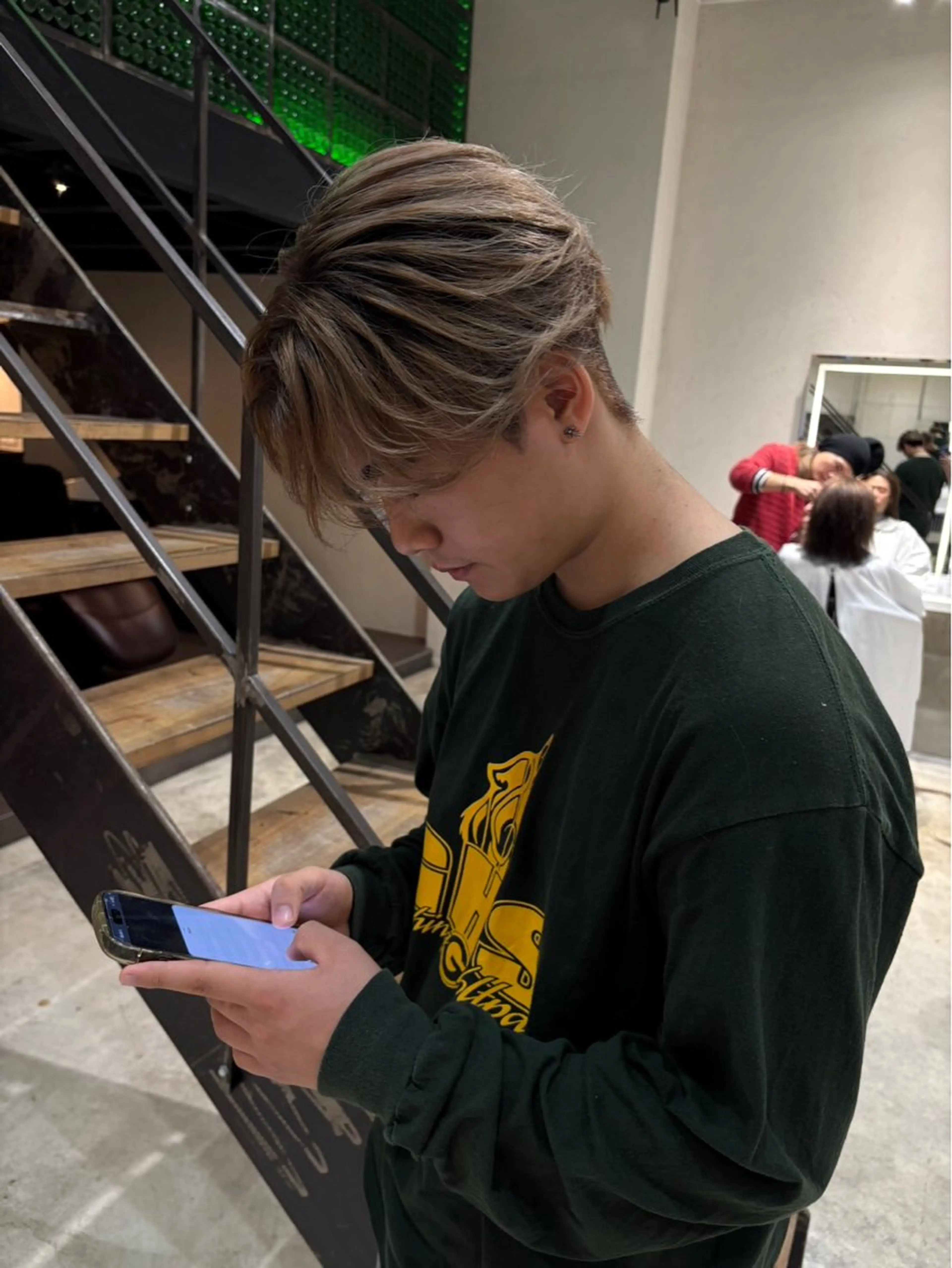 メンズ 名古屋/落ちる黒 黒染め落としのヘアスタイル