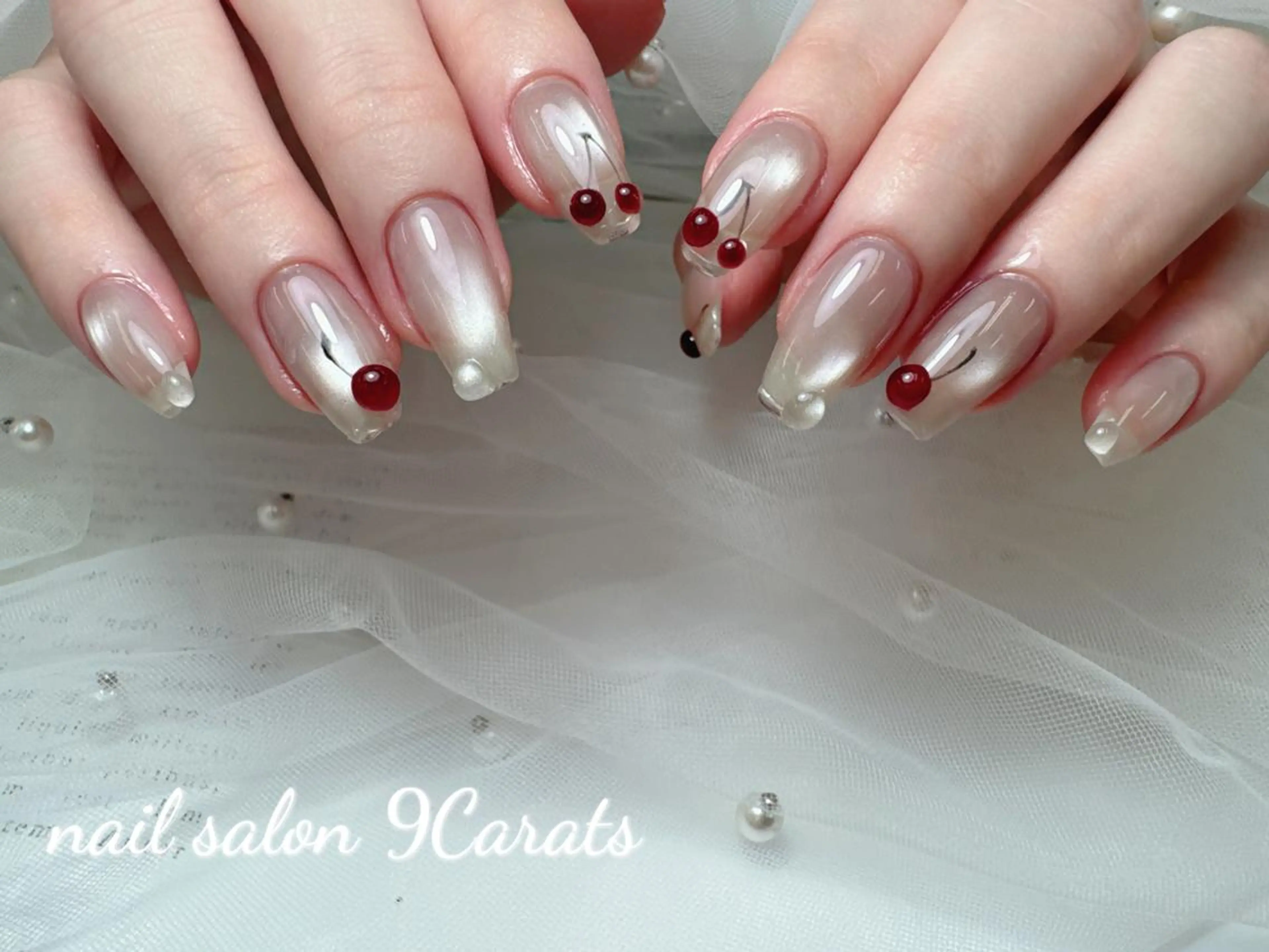 ネイル 💜ワンホンネイル ナインカラット💎のネイルデザイン
