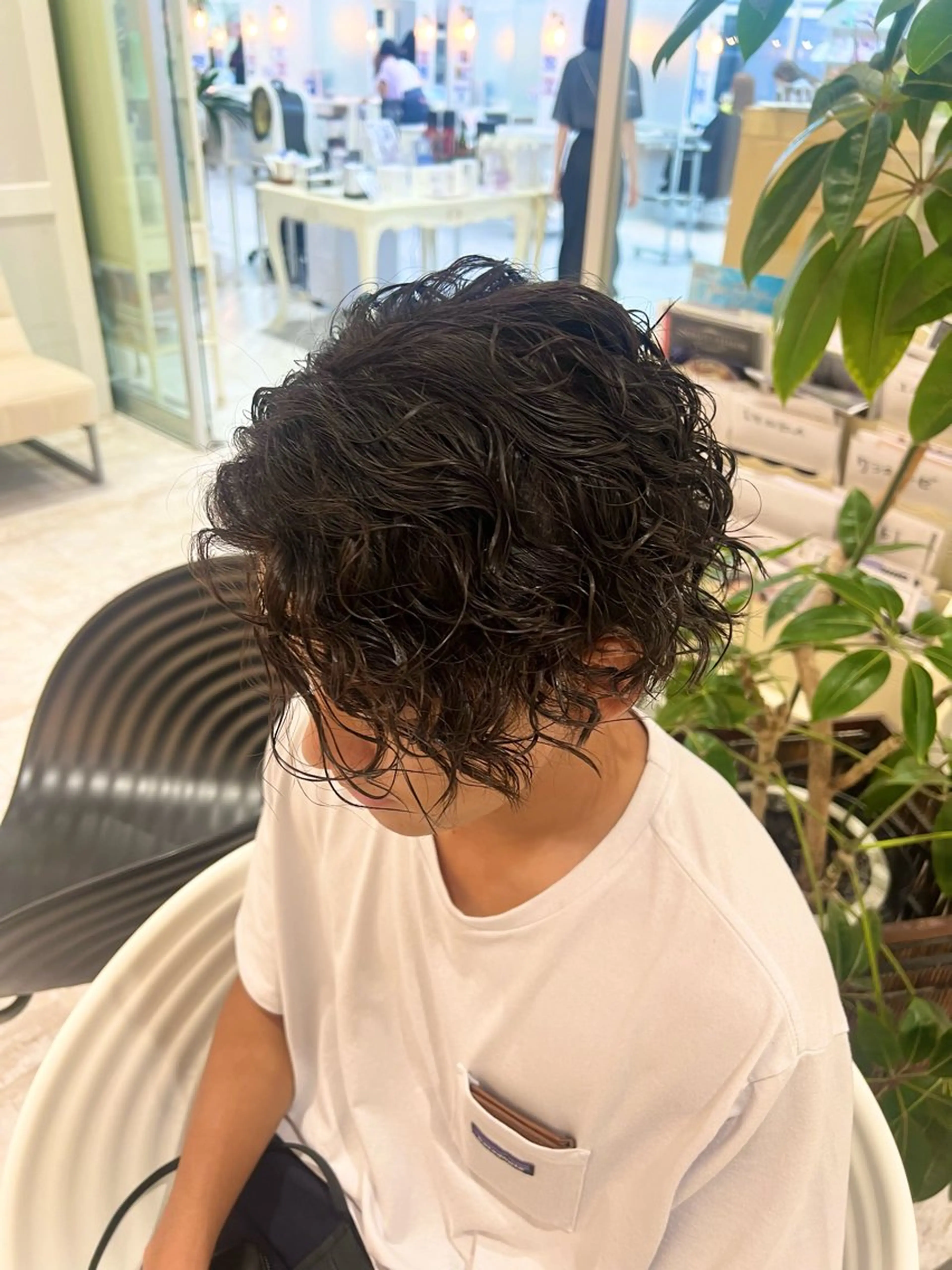 パーマ メンズ メンズバレイヤージュ メンズハイライト カット パーマ メンズ/メンズカラー 🍏すがのみき🍏のヘアスタイル