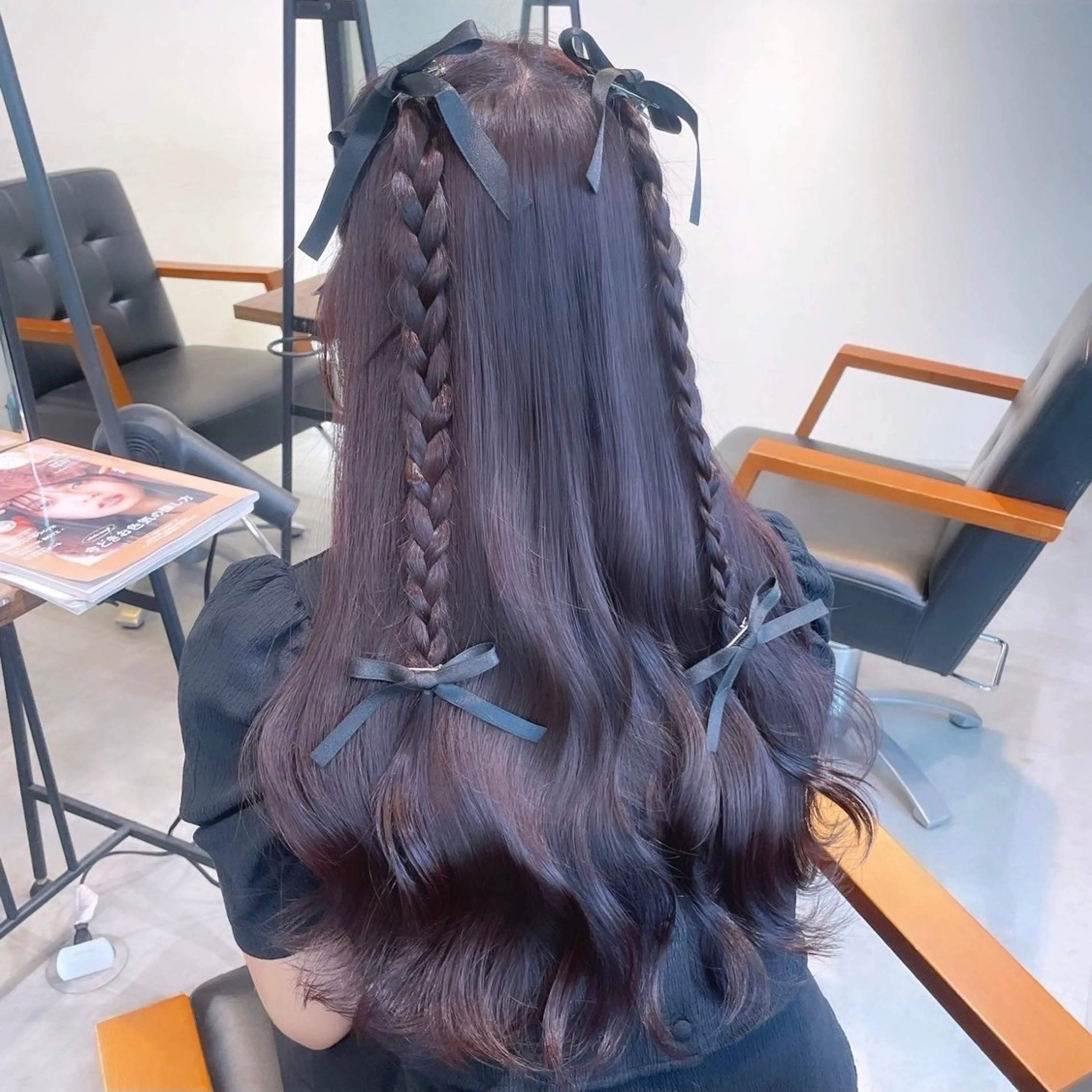 ロング カラー ラベンダーカラー ‎Lby home 🪽mikuのヘアスタイル