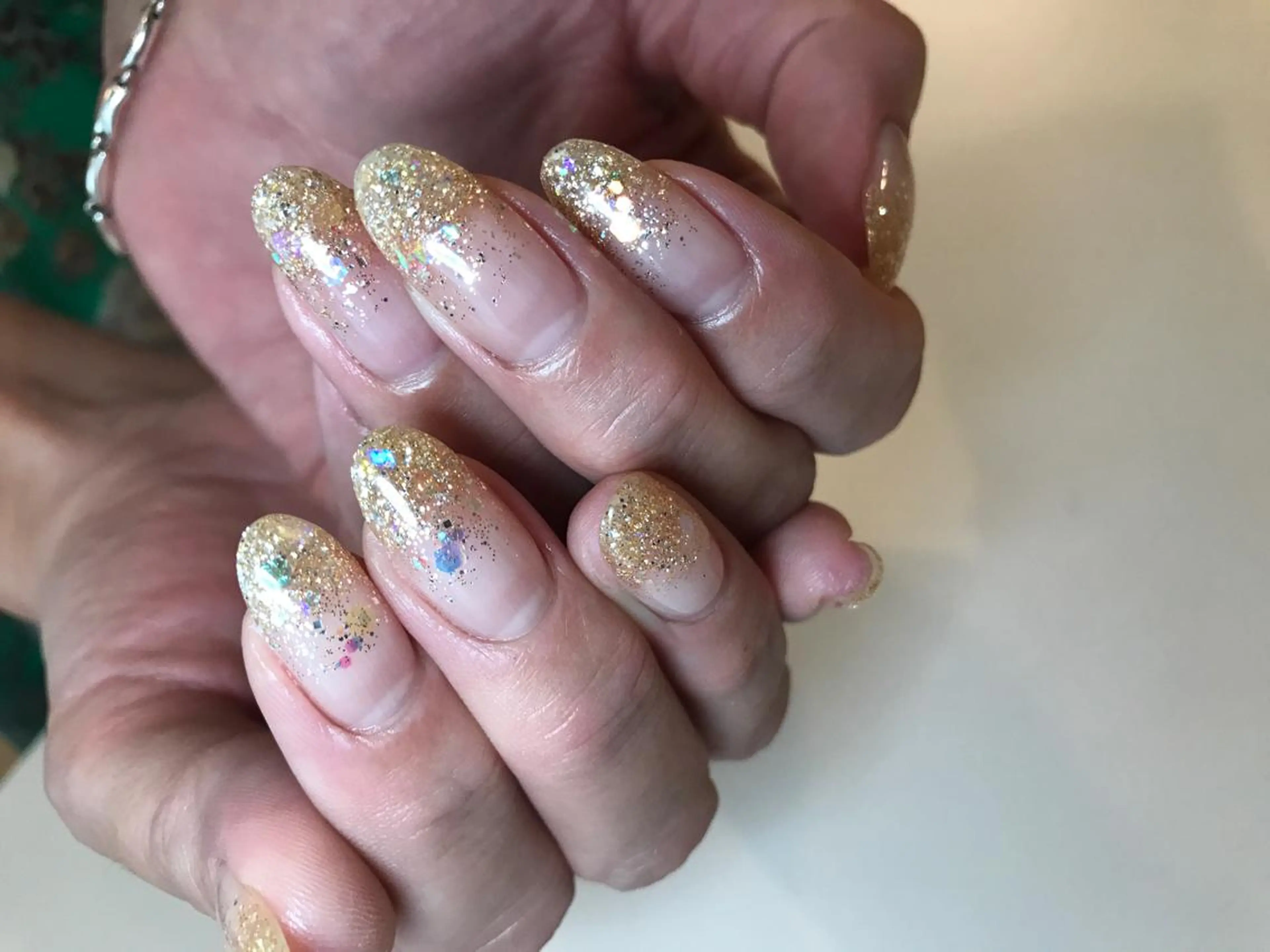 ネイル グラデーション ラメ(グリッター) The  Next...所属・TheNext kitahorieのネイルデザイン