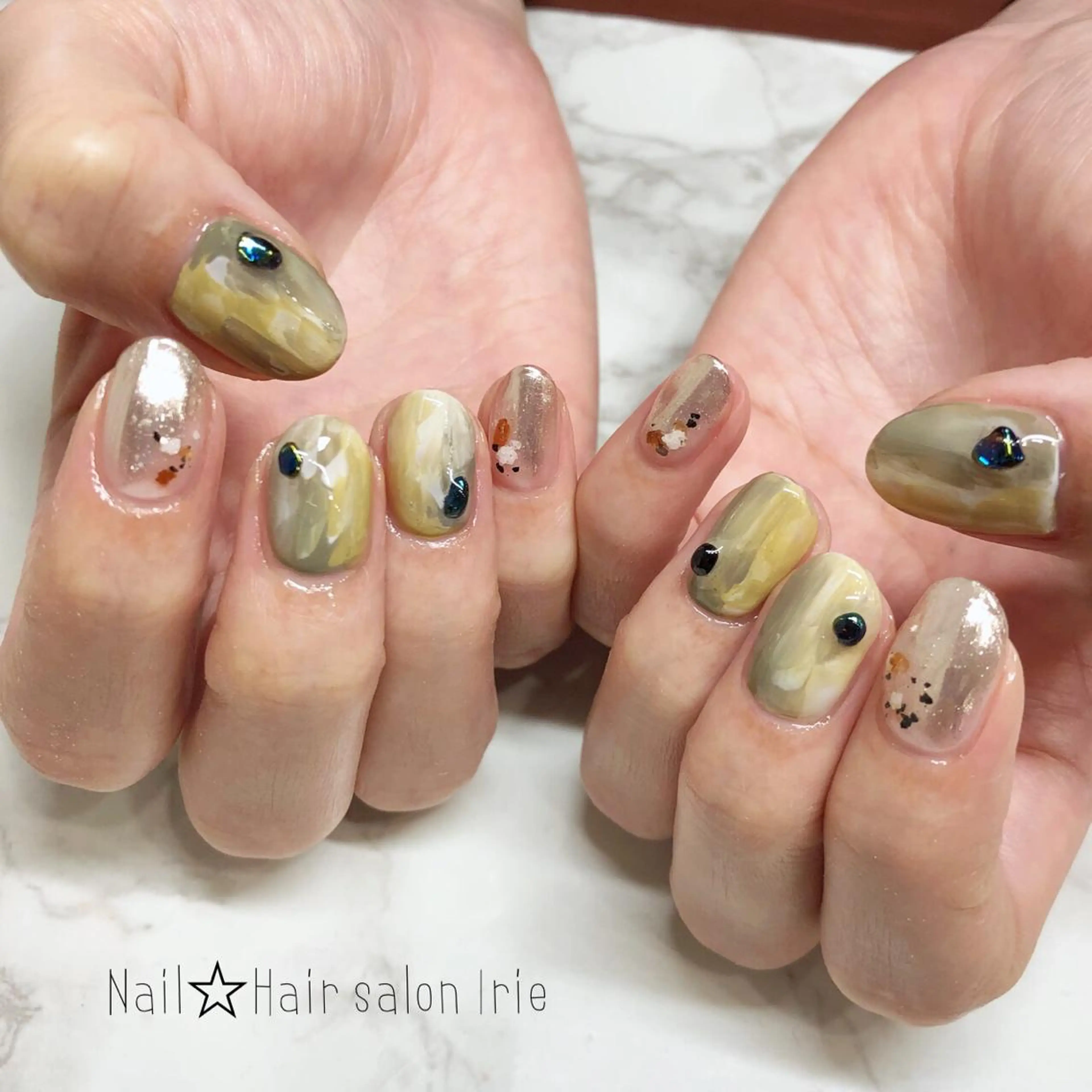 ネイル ハンドネイル Hair salon Irie所属・與儀 知佳のネイルデザイン