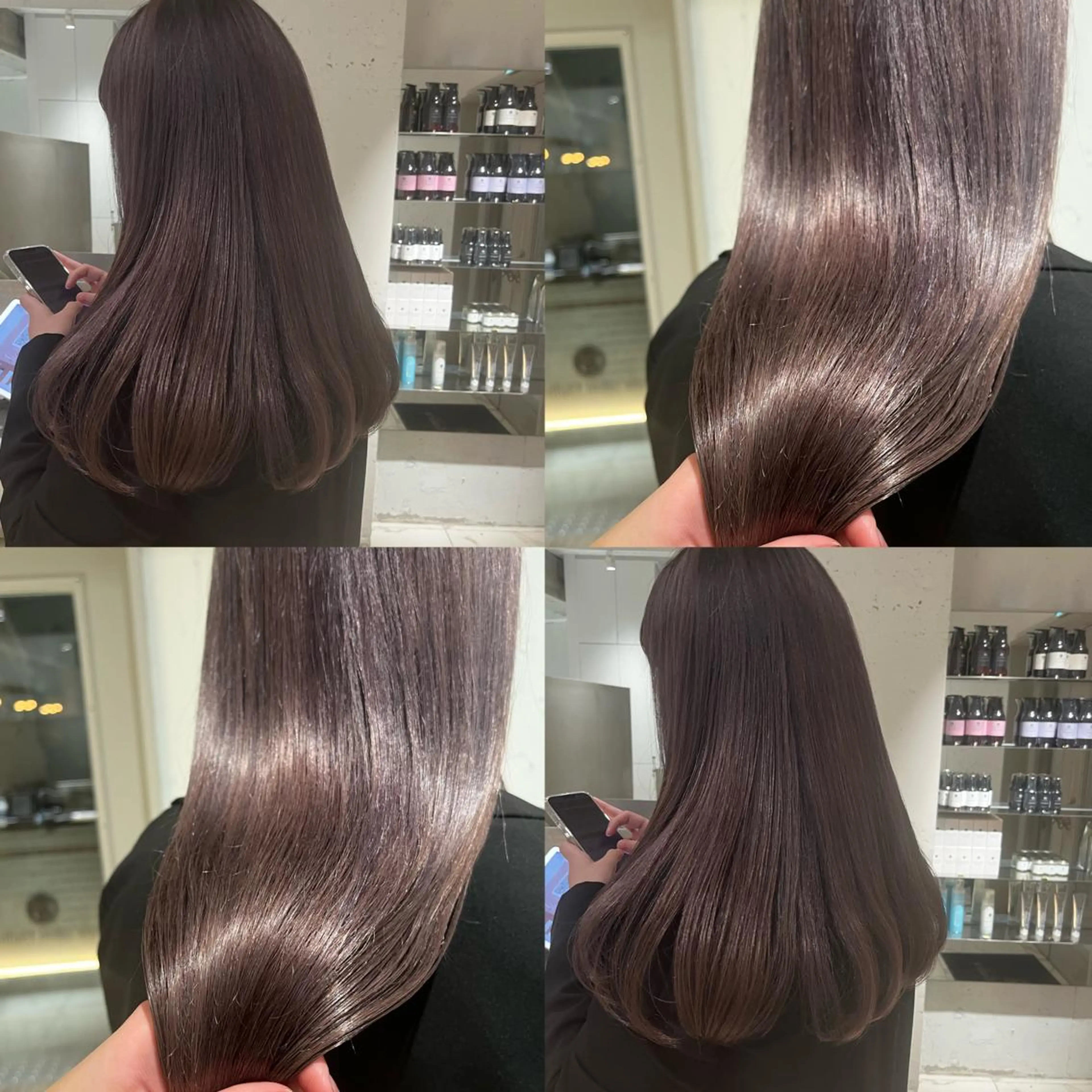 ロング カラー ベージュカラー 透明感カラー グレージュ ハイトーンカラー ラベンダーカラー カット ヘアカラー トリートメント ヘッドスパ ヘアセット カジュアルを女っぽく 𝗮𝘆𝗮𝗰𝗼のヘアスタイル