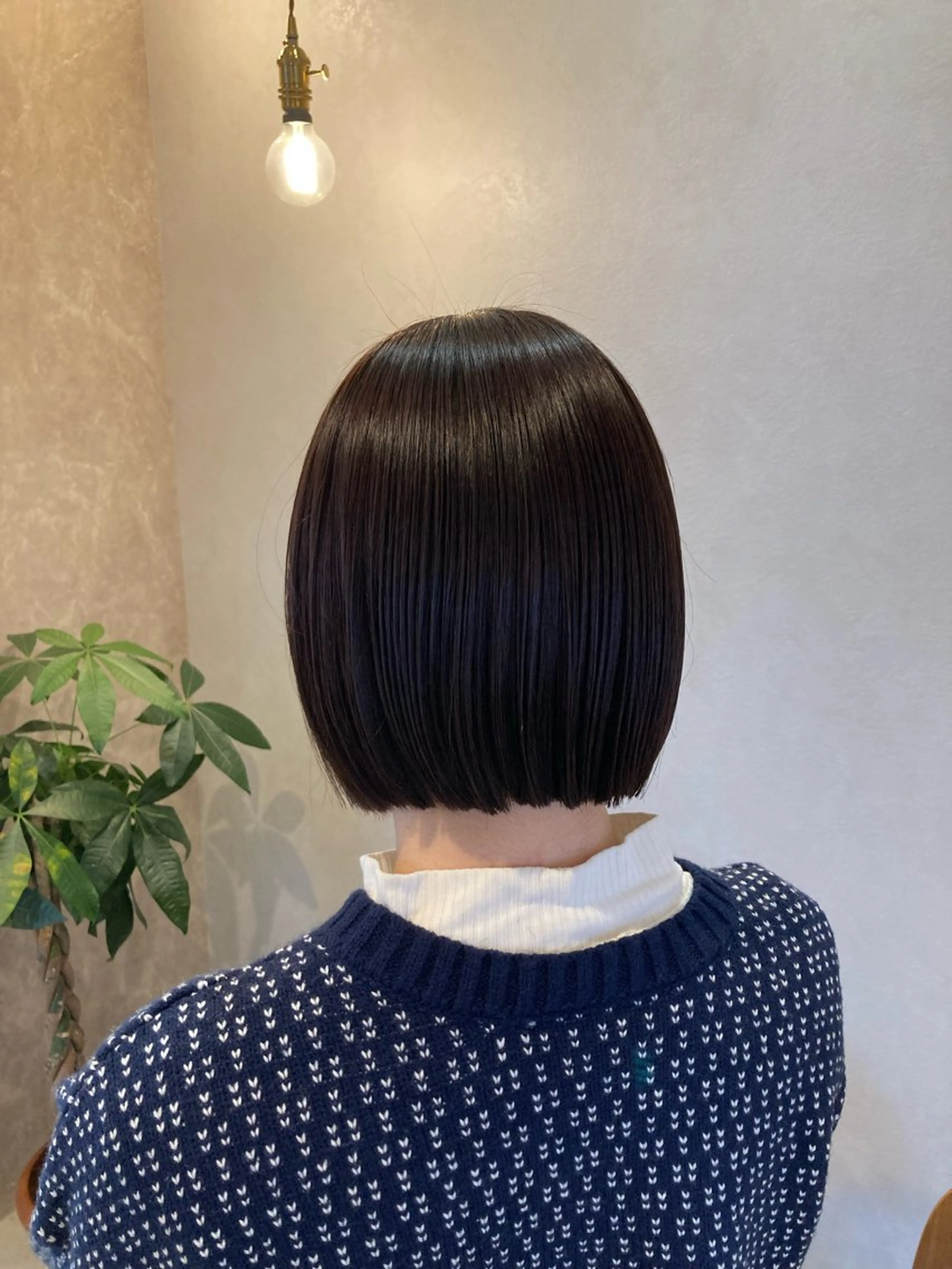 縮毛矯正＋カラー＋カット＋2stepトリートメントの写真