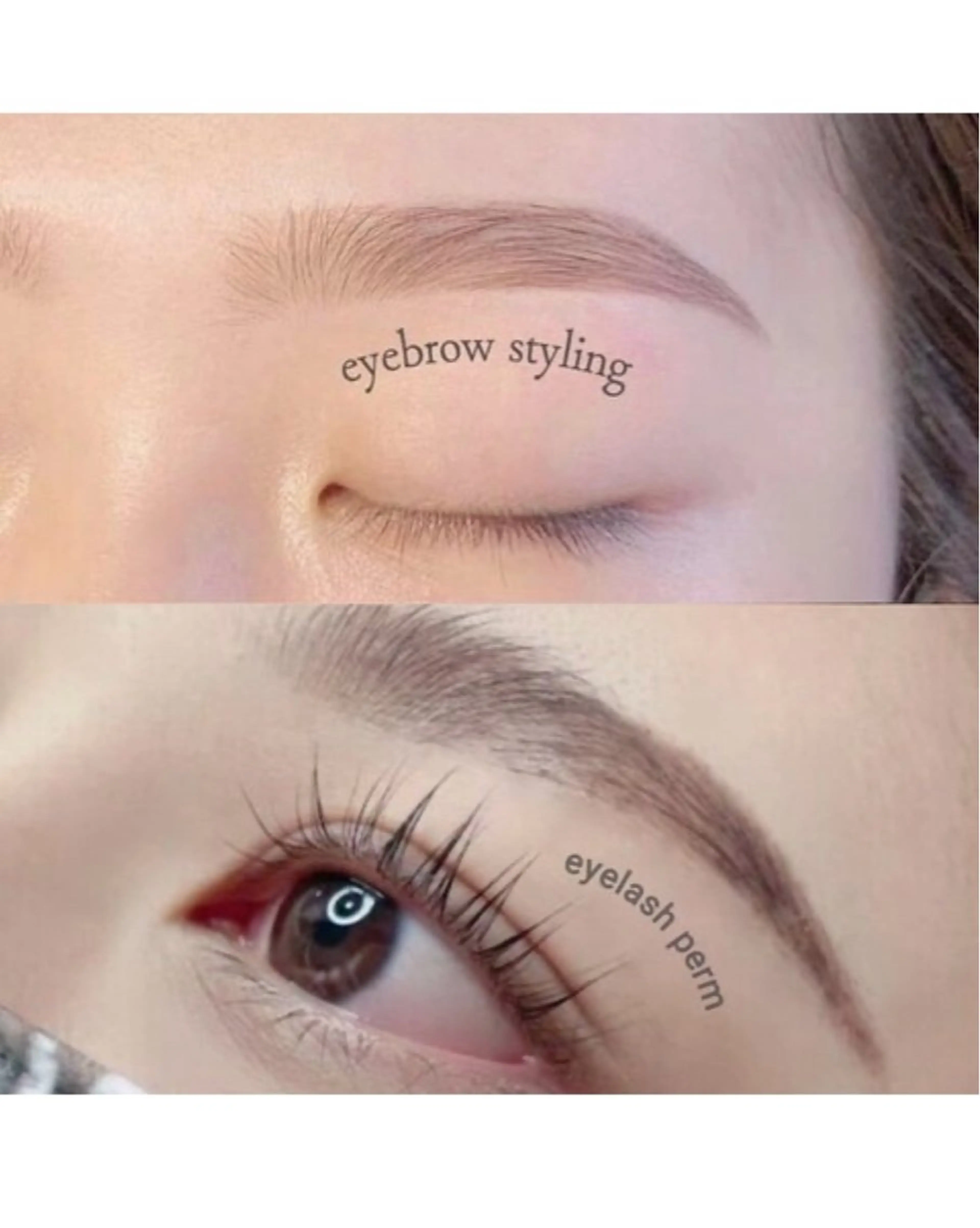 アイブロウ✨アイブロウスタイリングWAX脱毛💖間引き×メイク🧸の写真