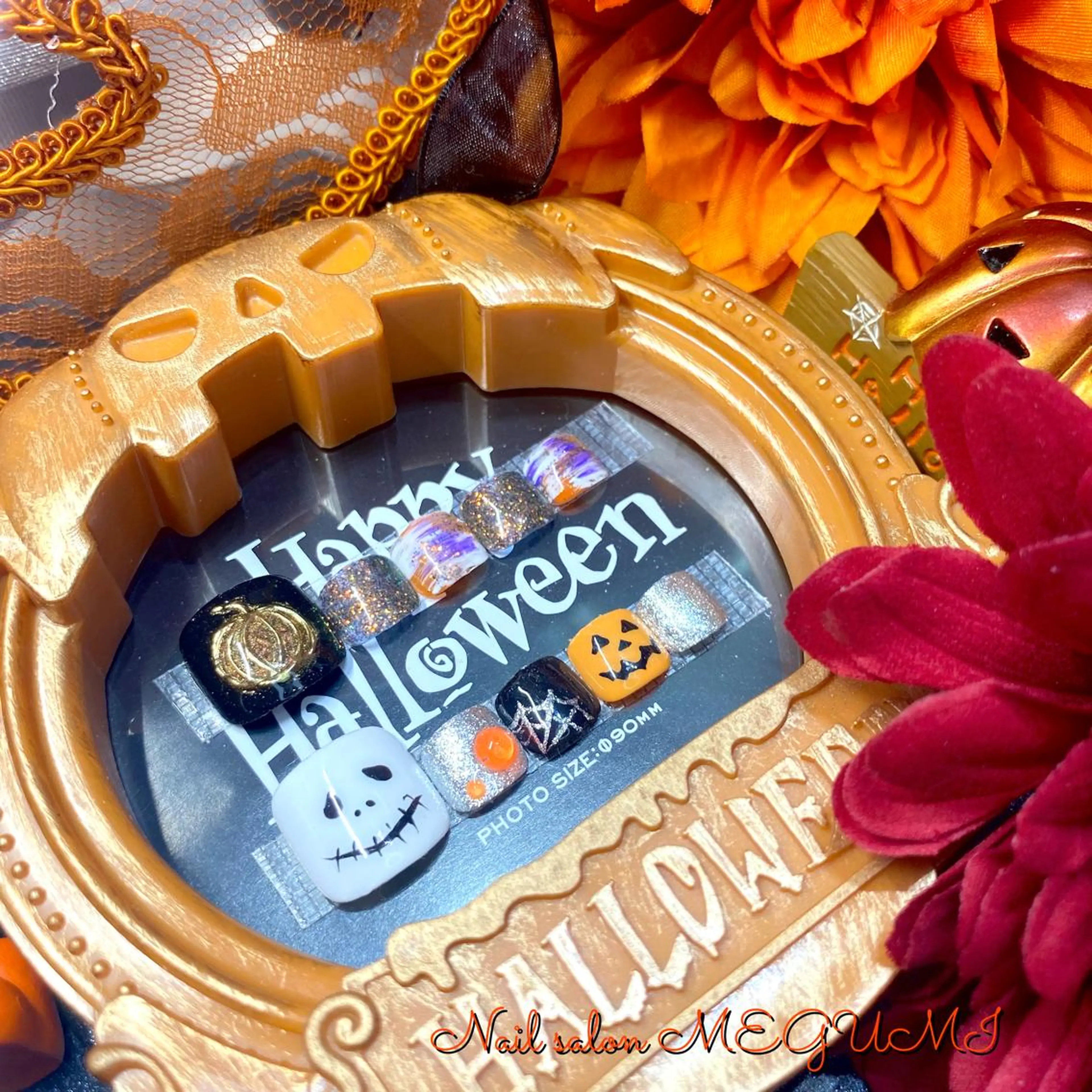ネイル ハロウィン Nail salon MEGUMIのネイルデザイン