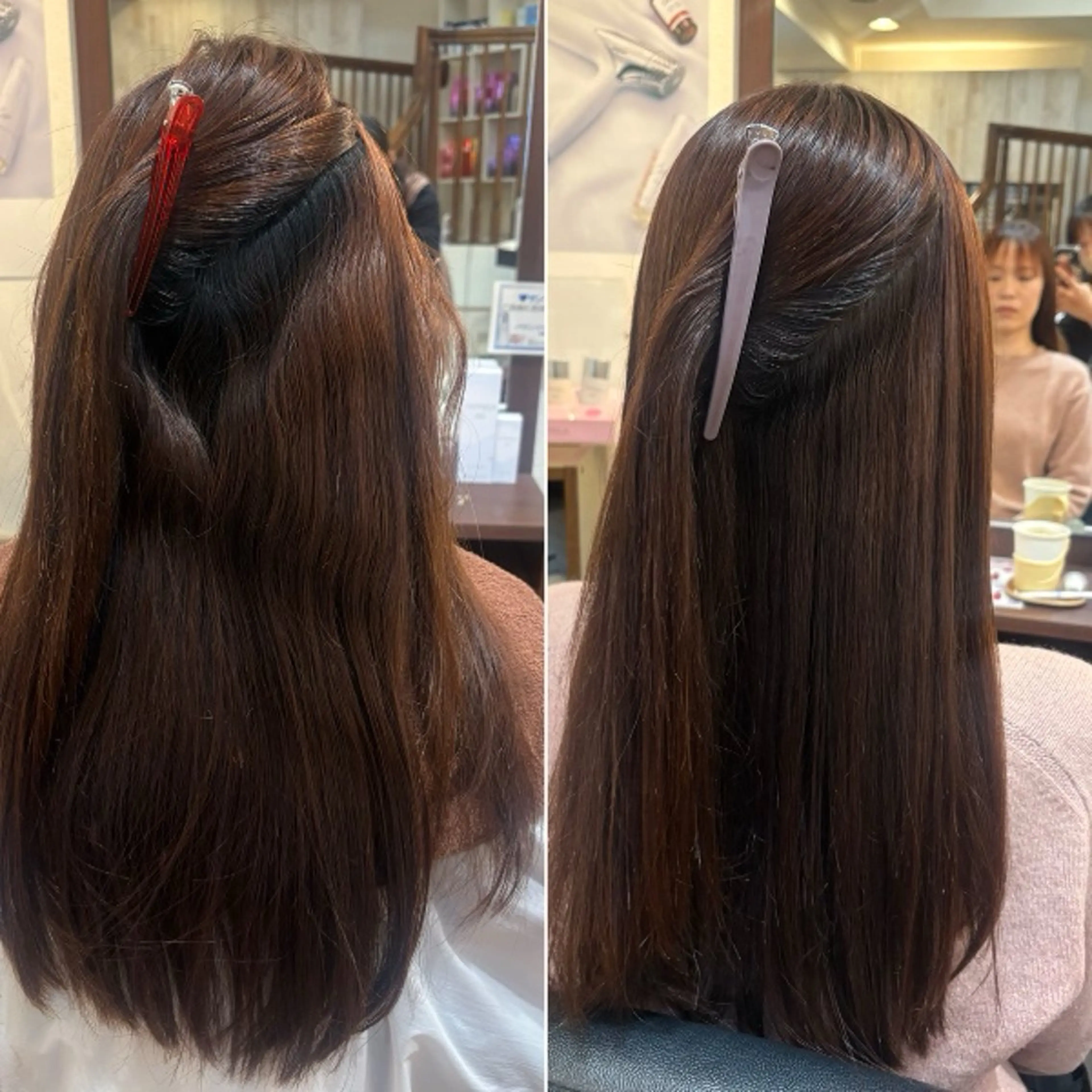 ロング MOLLASALON 浅香山店所属・髪質改善カラー 縮毛矯正🤍辻桃加のヘアスタイル