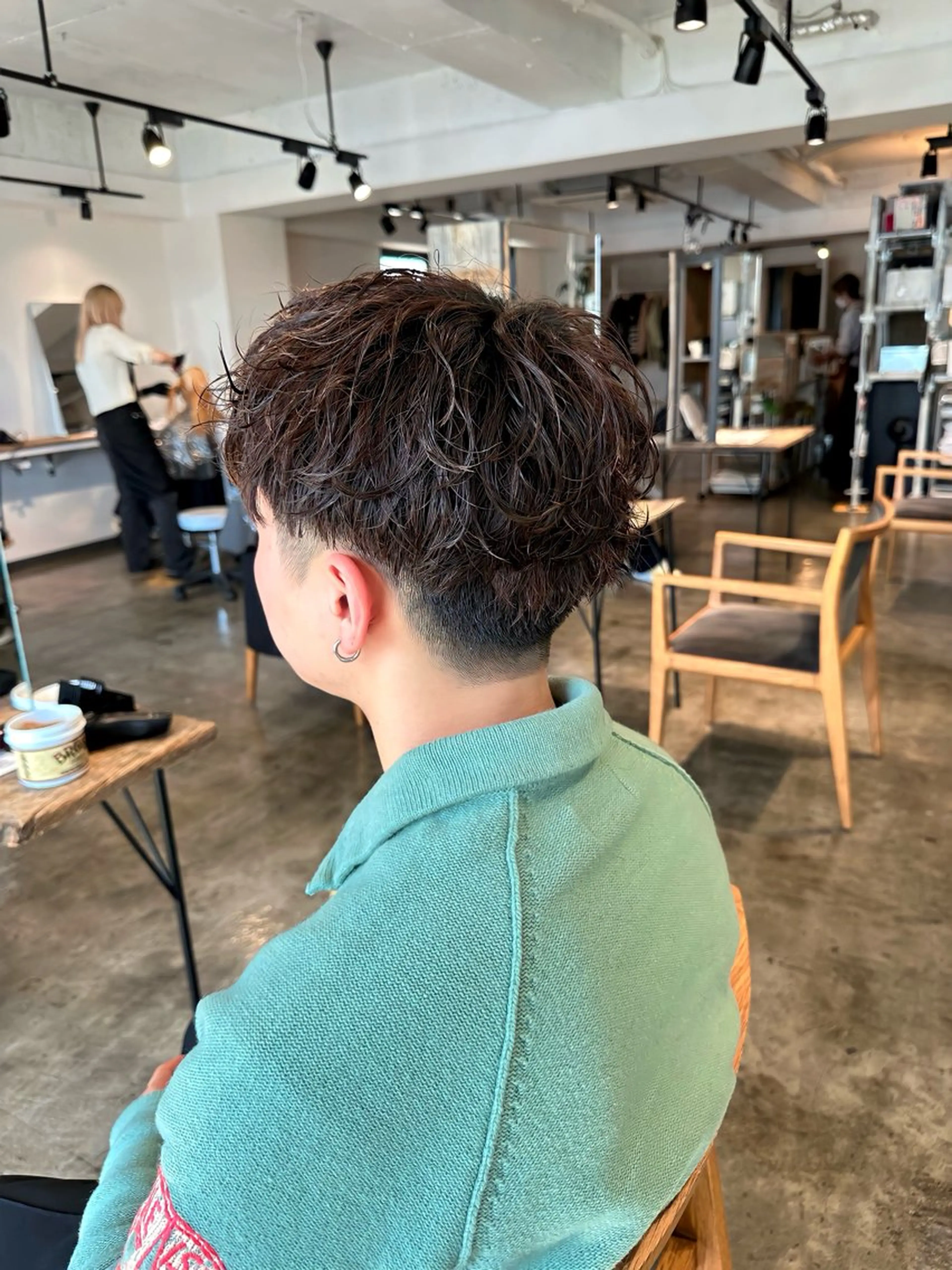 メンズ マッシュ メンズパーマ 刈り上げ カット 骨格補正施術/メンズ 専門美容師/YUYAのヘアスタイル