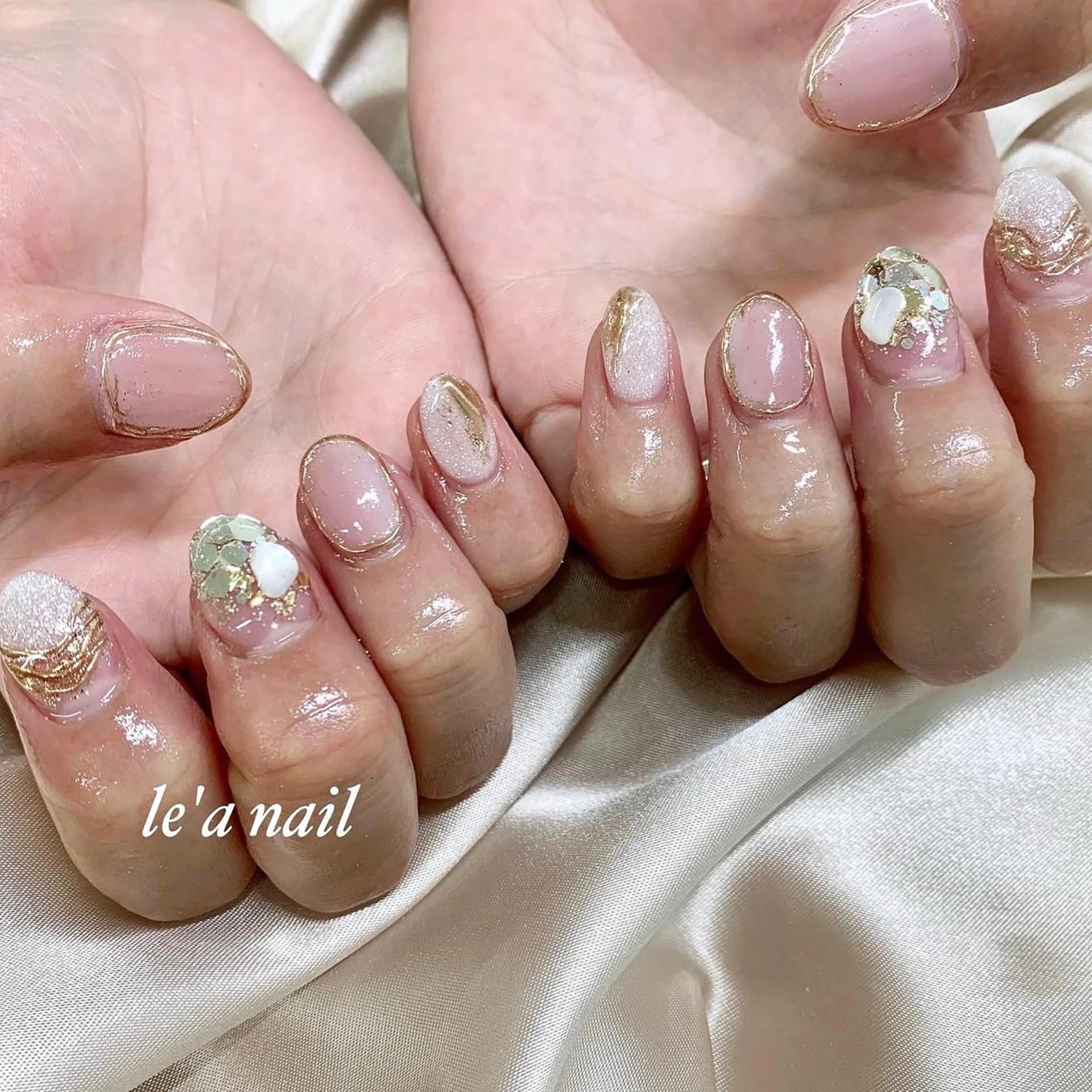 ネイル ニュアンスネイル pu muのネイルデザイン