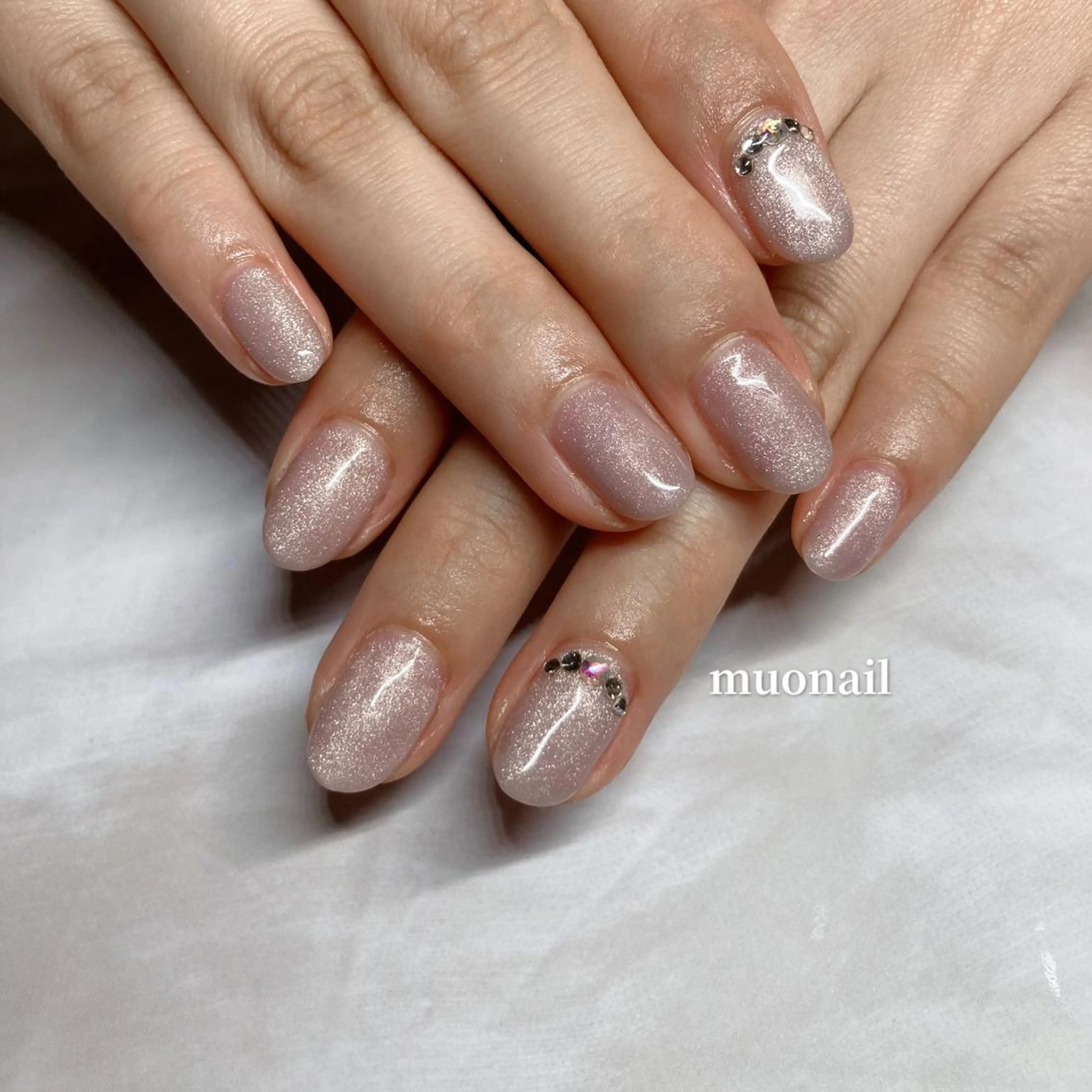 ネイル マグネットネイル ストーンネイル 中川 ほののネイルデザイン