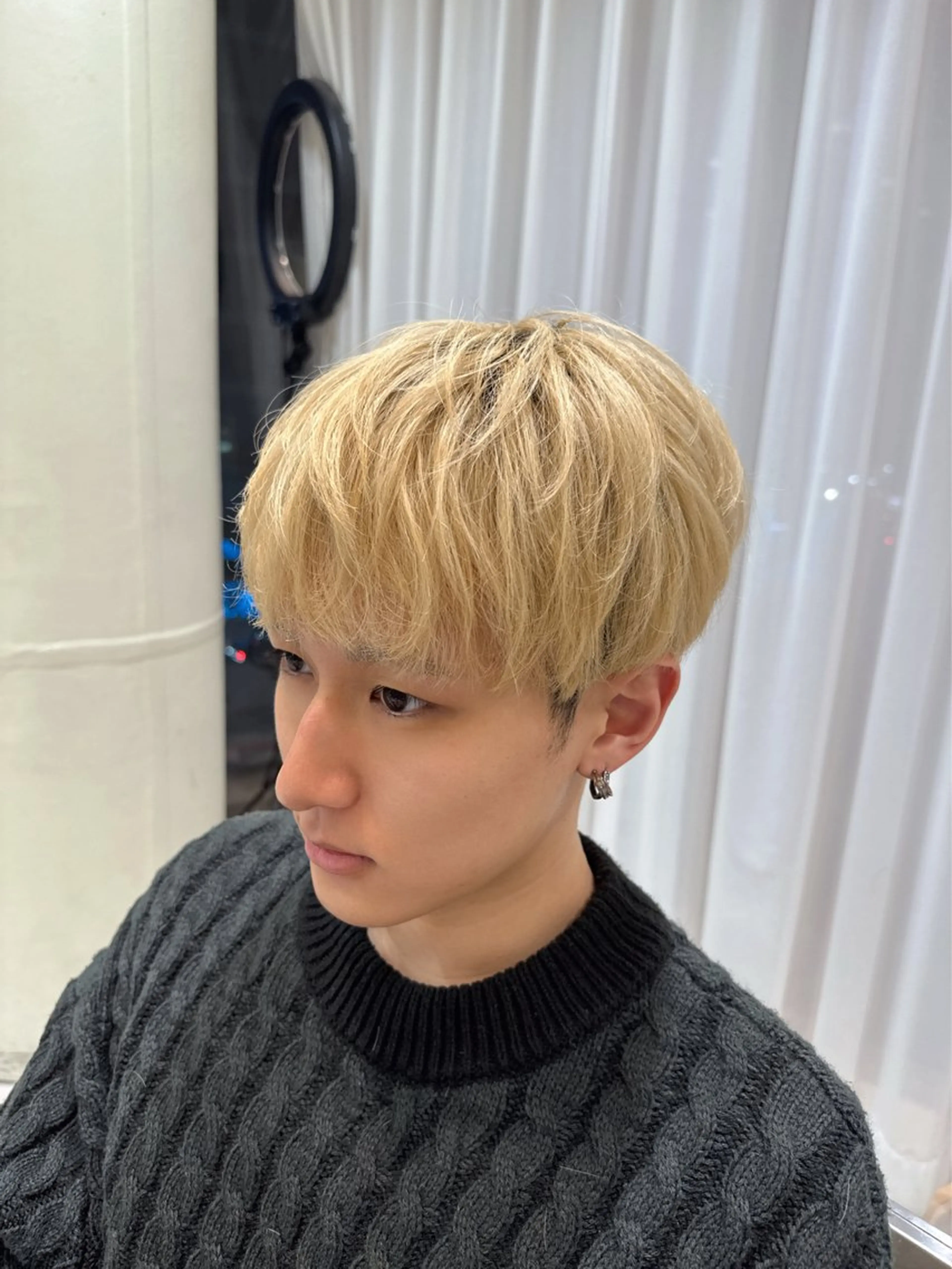 メンズ メンズ韓国風 曲がる縮毛/カルマパ ーマ/池袋/横村大全のヘアスタイル