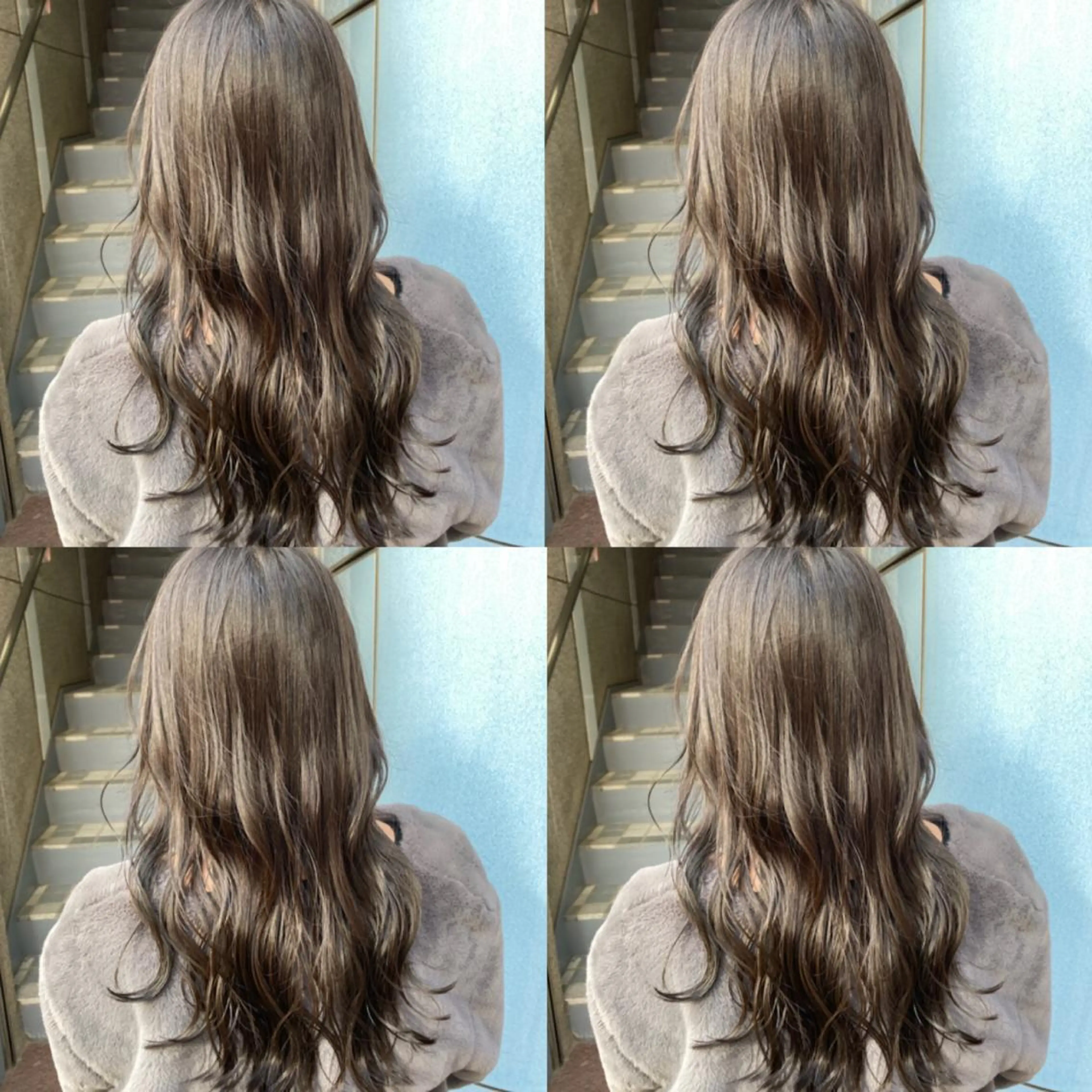 セミロング カラー Miku❇️ フェイスレイヤーのヘアスタイル