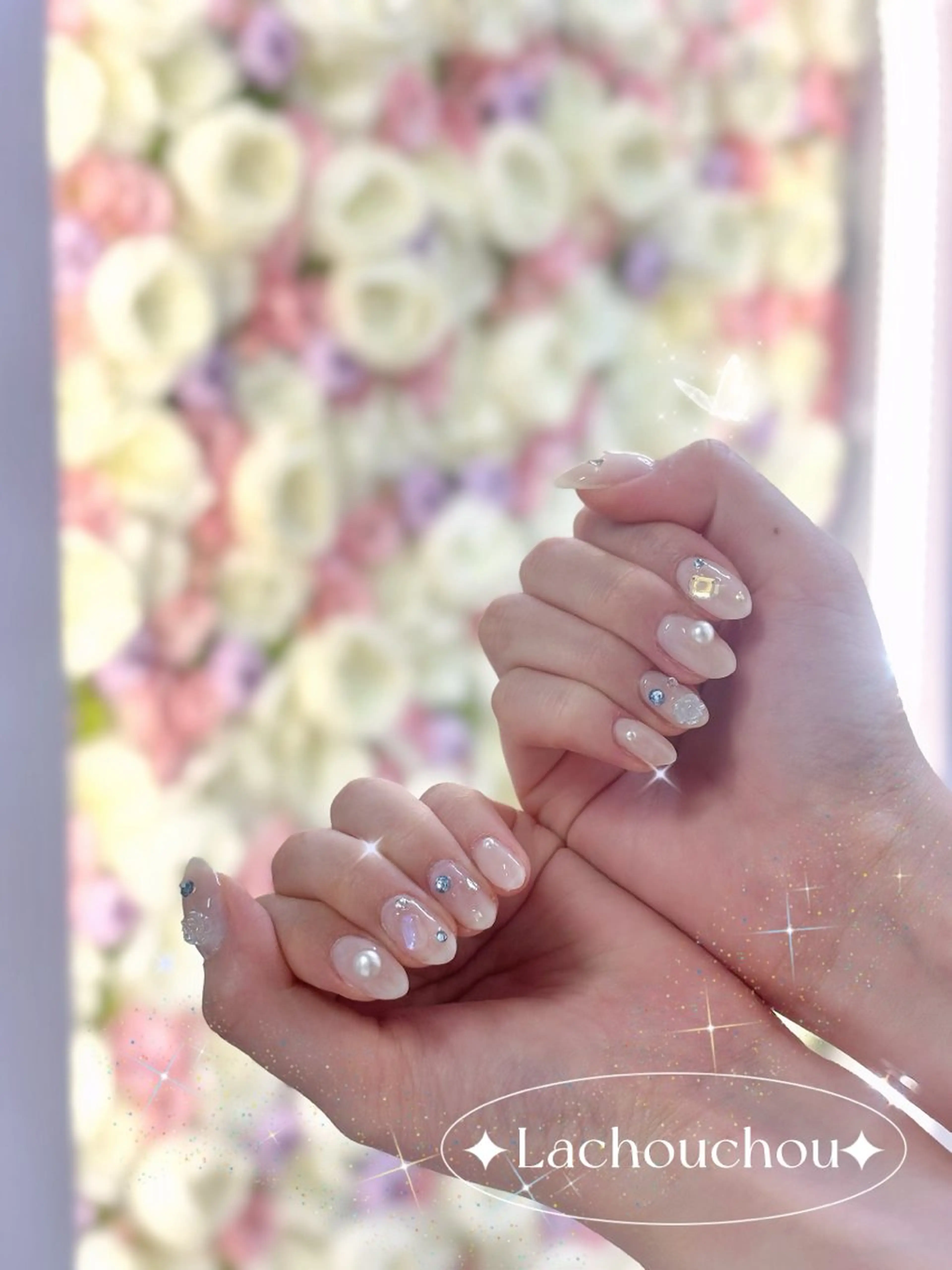 ネイル ハンドネイル La chouchou所属・透明感/フィルイン/ 亀戸5分ラシュシュのネイルデザイン