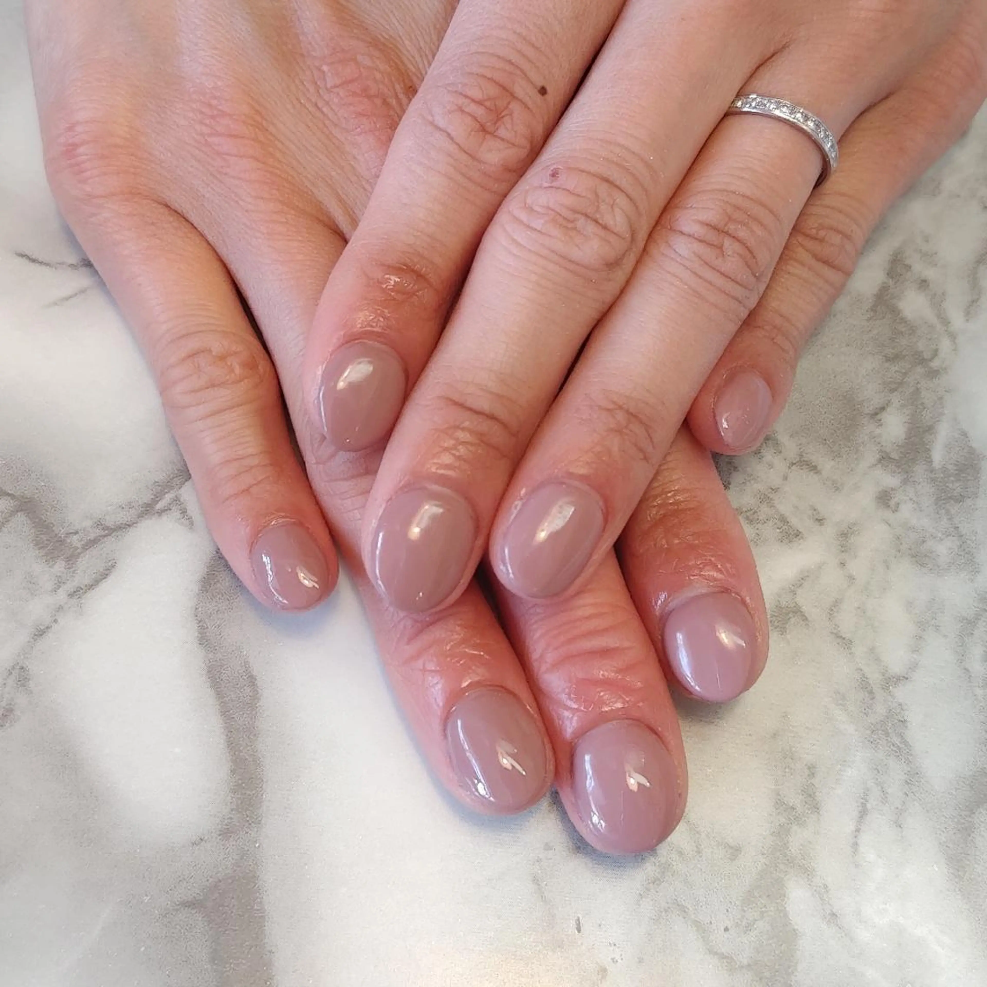 ネイル ワンカラーネイル ジェヌインネイル 河内のネイルデザイン