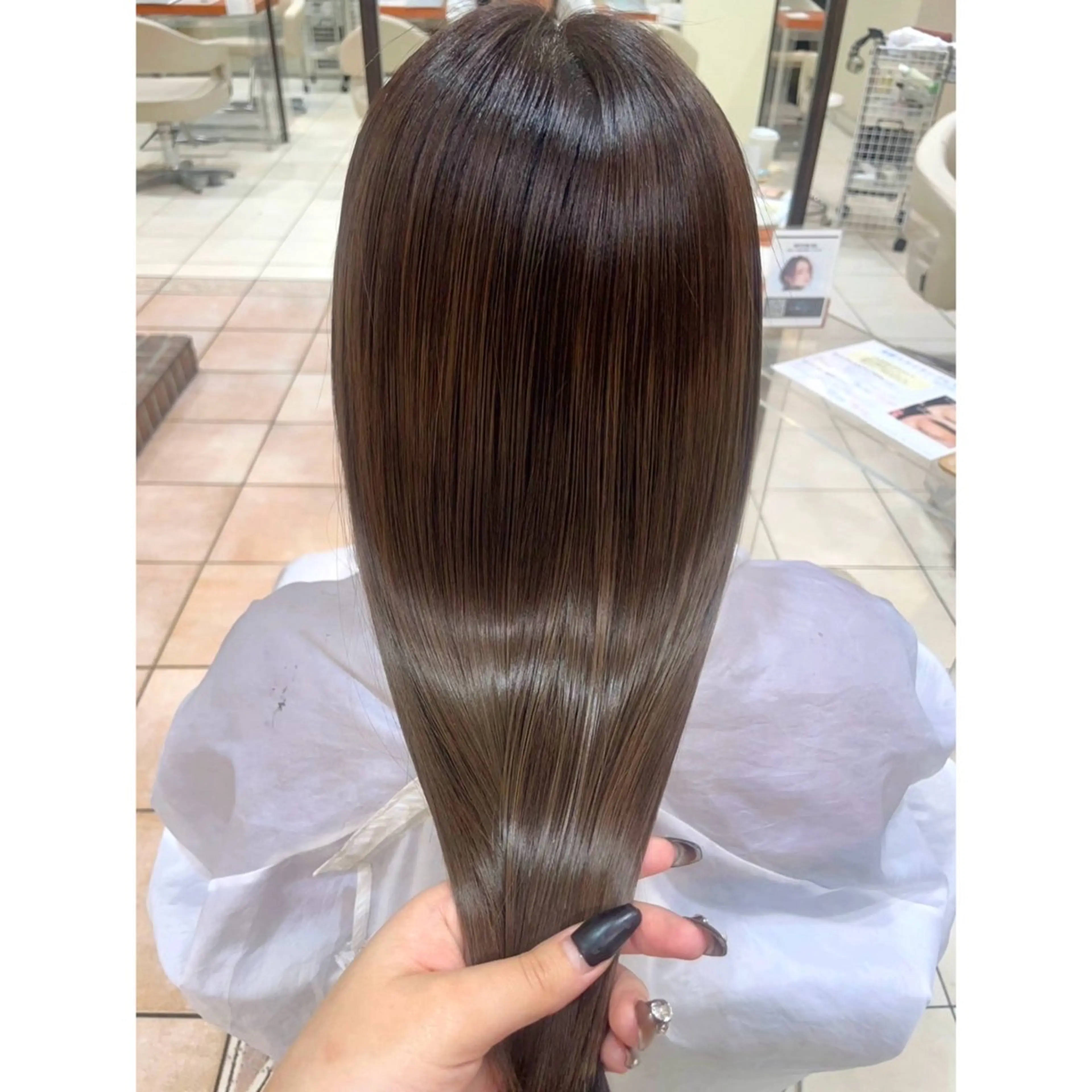 メンテナンスカット＋艶カラー＋ケアトリートメントの写真