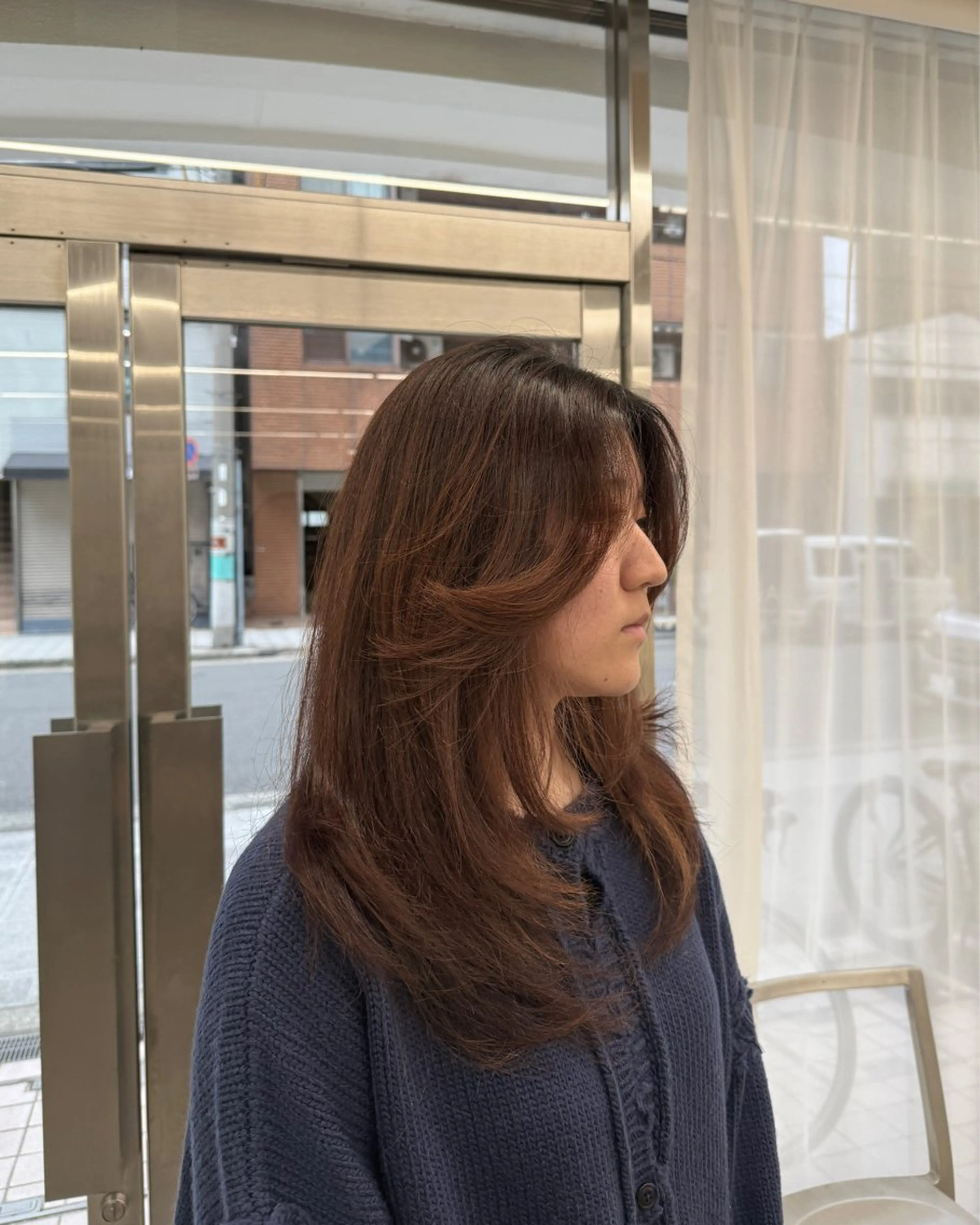 セミロング カット ITSUKI/ 海外×韓国レイヤーのヘアスタイル