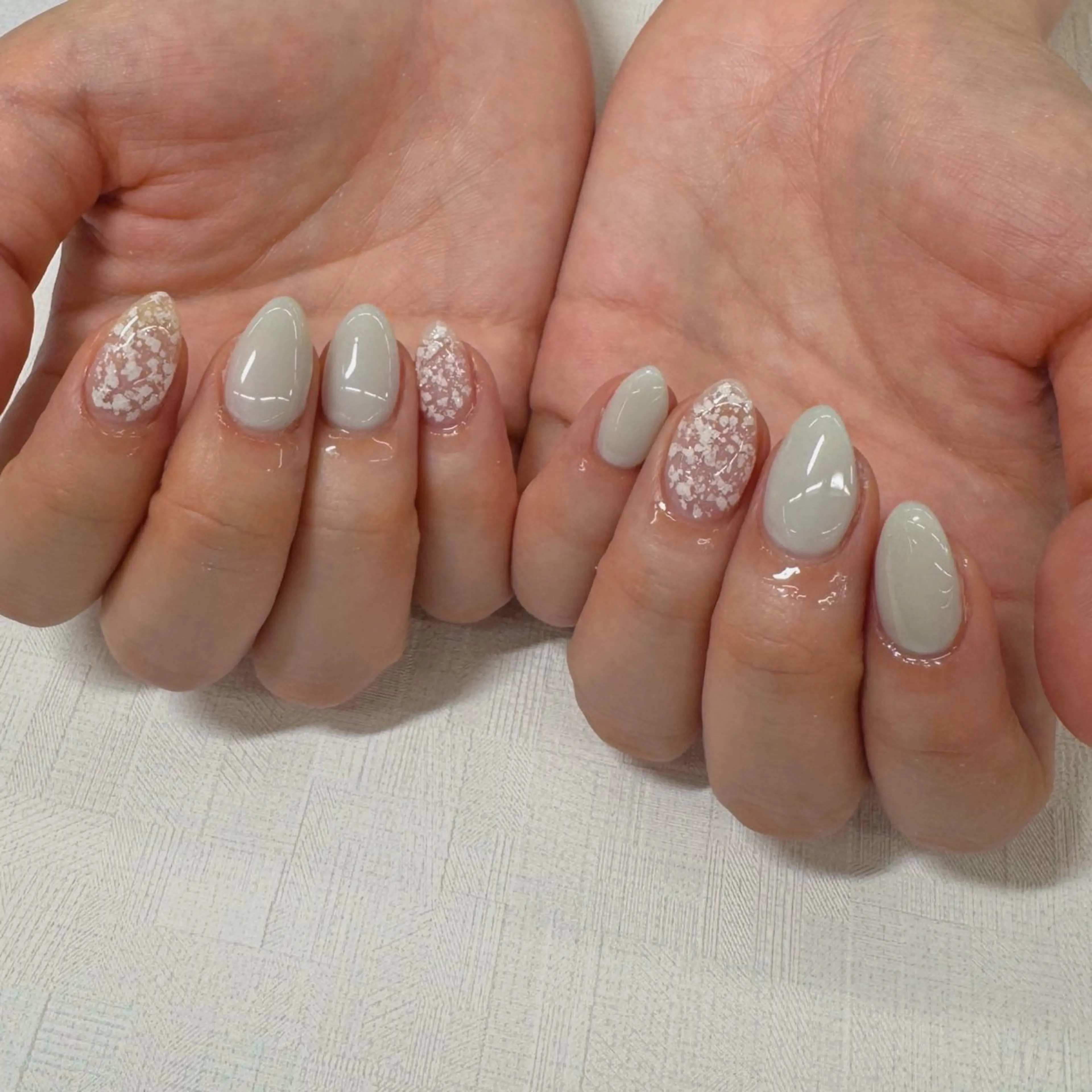 ネイル ブルー フレンチネイル ワンカラーネイル ハンドネイル 【MAXKELLY】 Shiotaのネイルデザイン