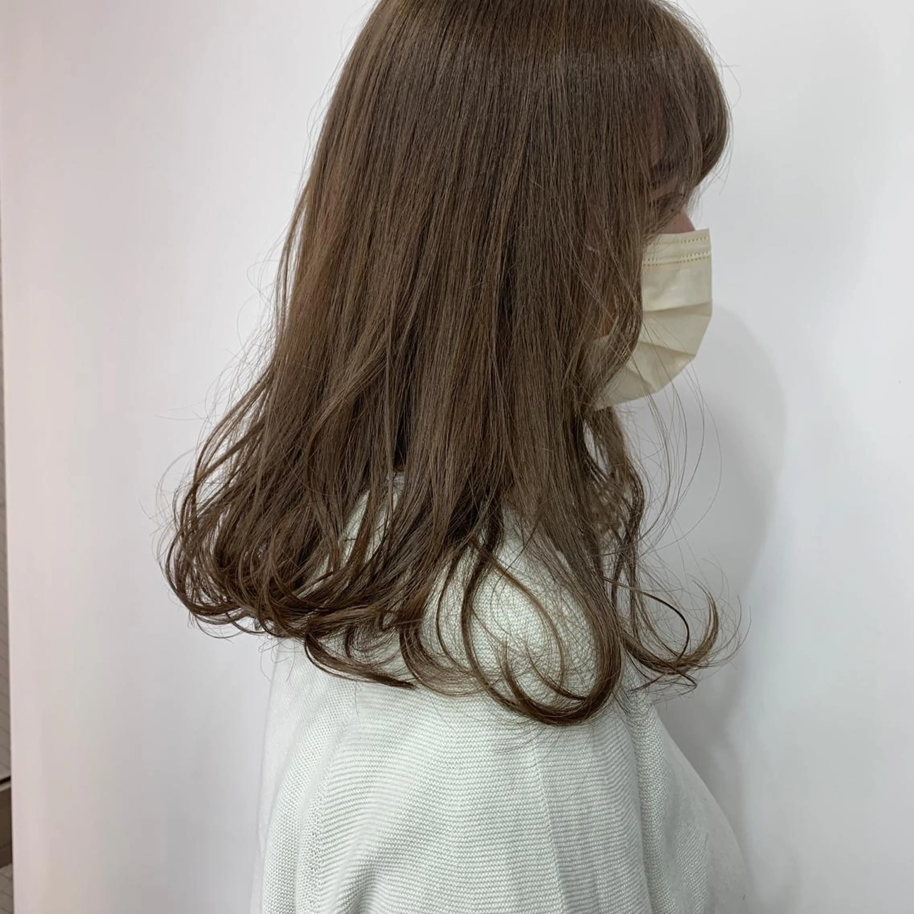 セミロング カラー カット ヘアカラー HARUKA韓国ヘア /Luana梅田のヘアスタイル