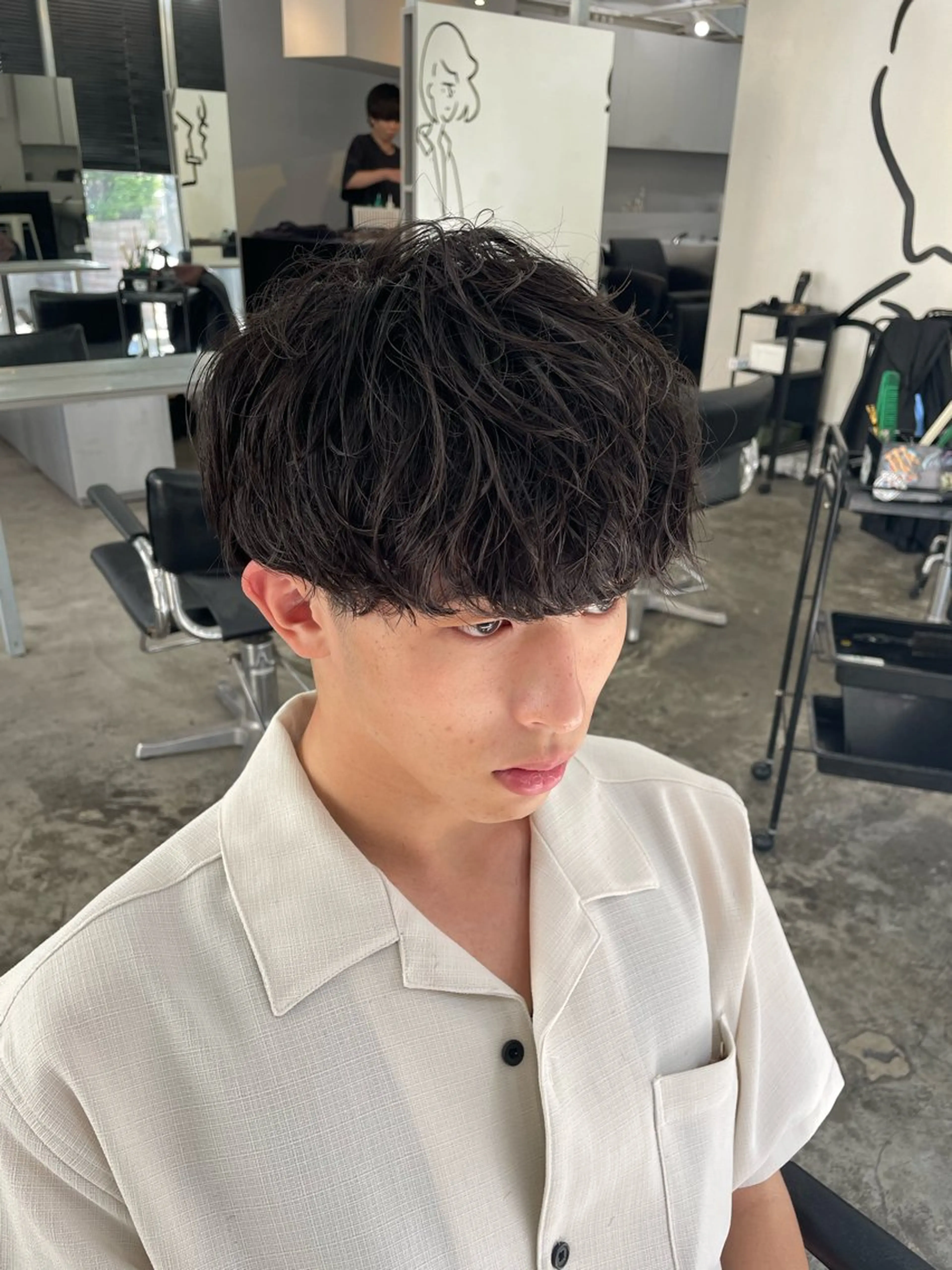 パーマ 吉田聖 【メンズヘア特化】のヘアスタイル