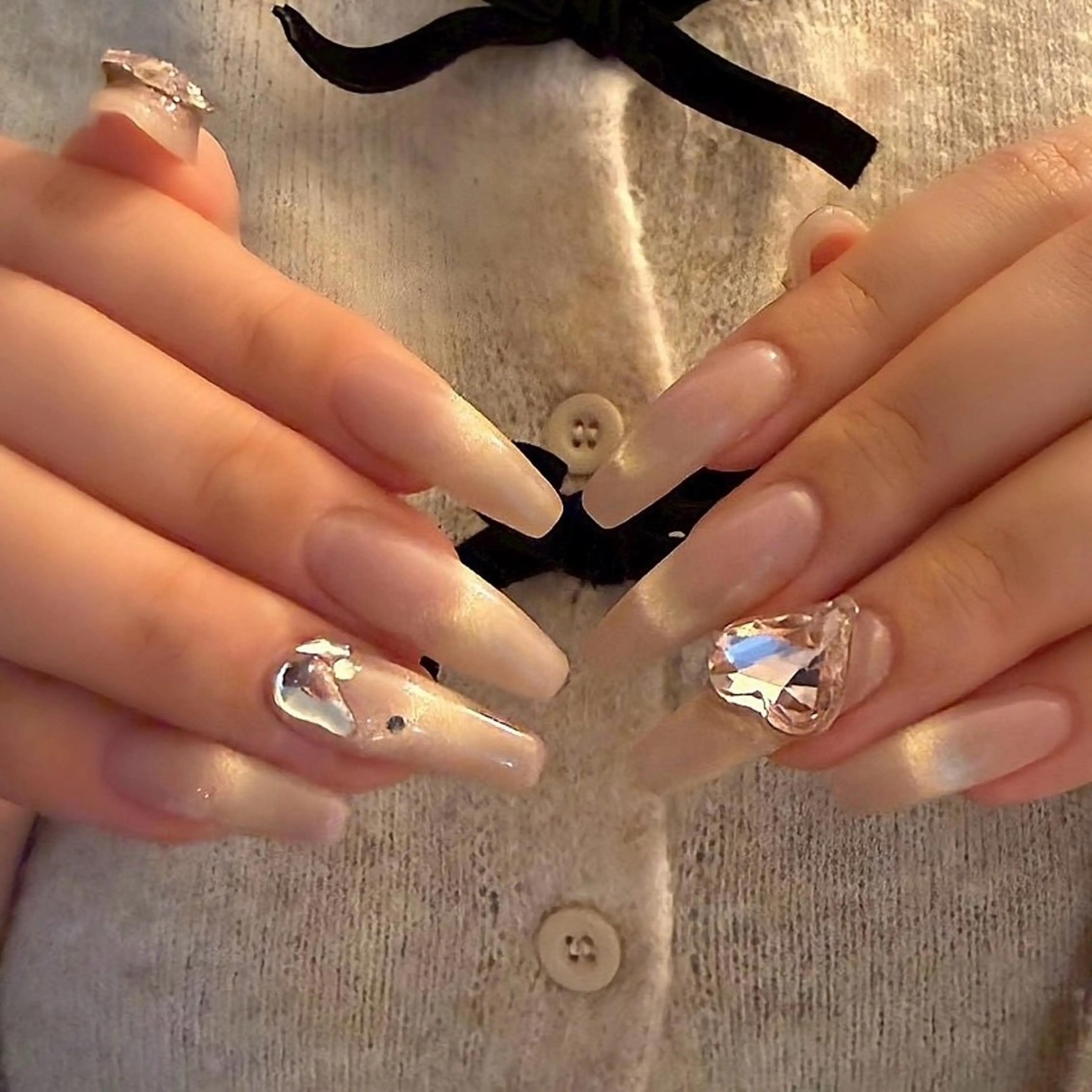 ネイル ハンドネイル ジュエル.《ネイル》 モデル募集中のネイルデザイン