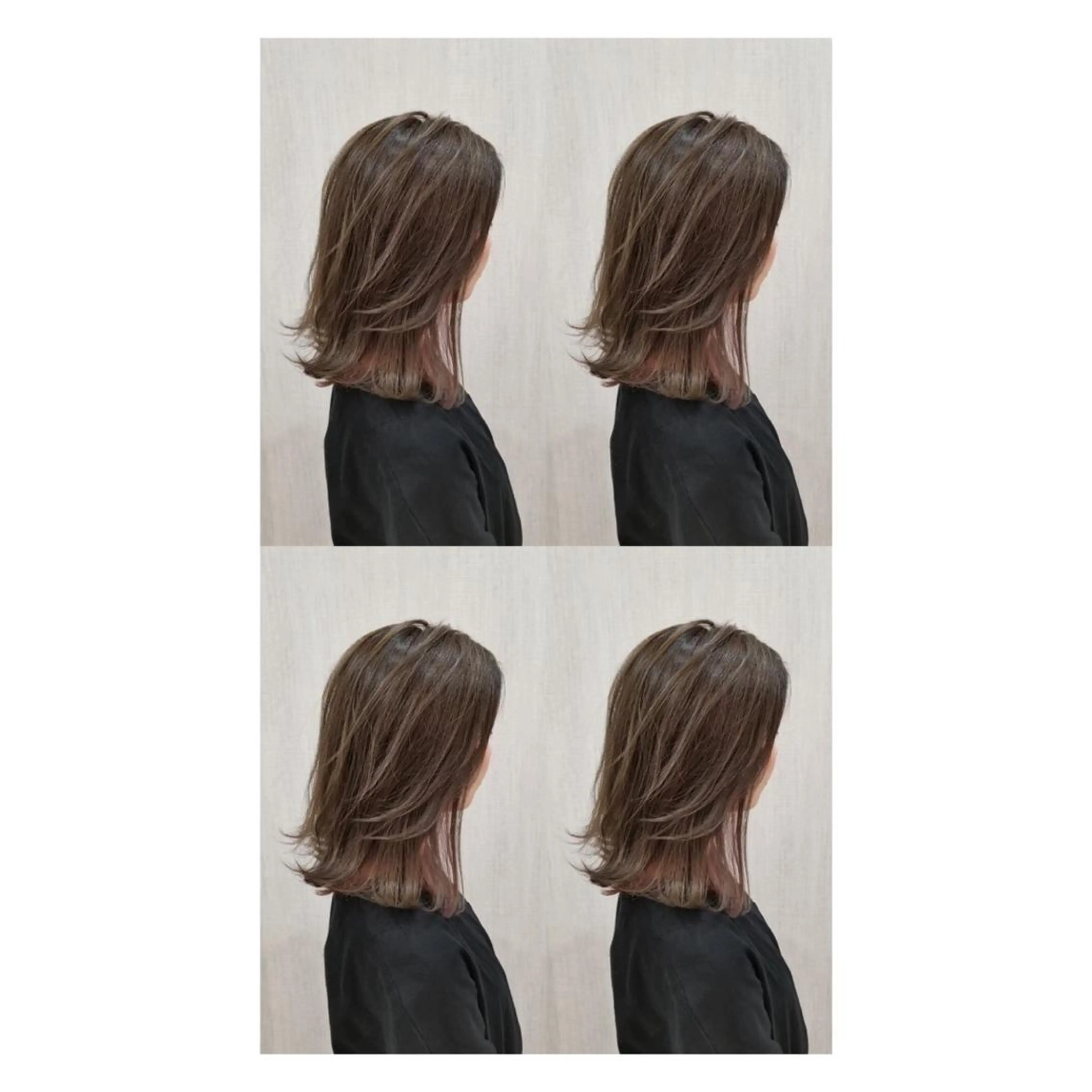 ミディアム カラー カット ヘアカラー トリートメント 店長✨レイヤー✖️ 髪質改善✖️韓国ヘアのヘアスタイル