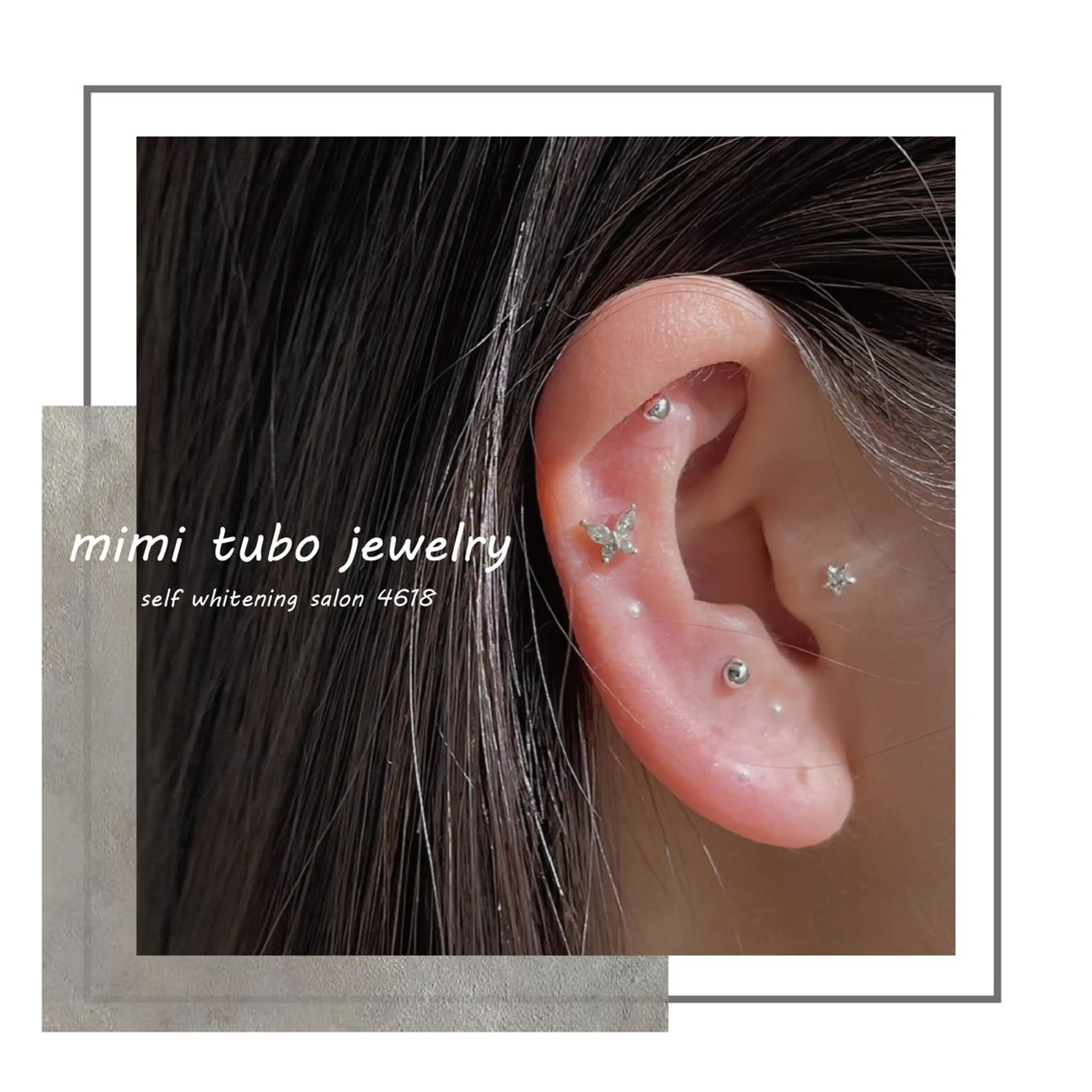 【耳つぼジュエリー👂】《ミニモ限定》両耳12粒コース ¥3,300の写真