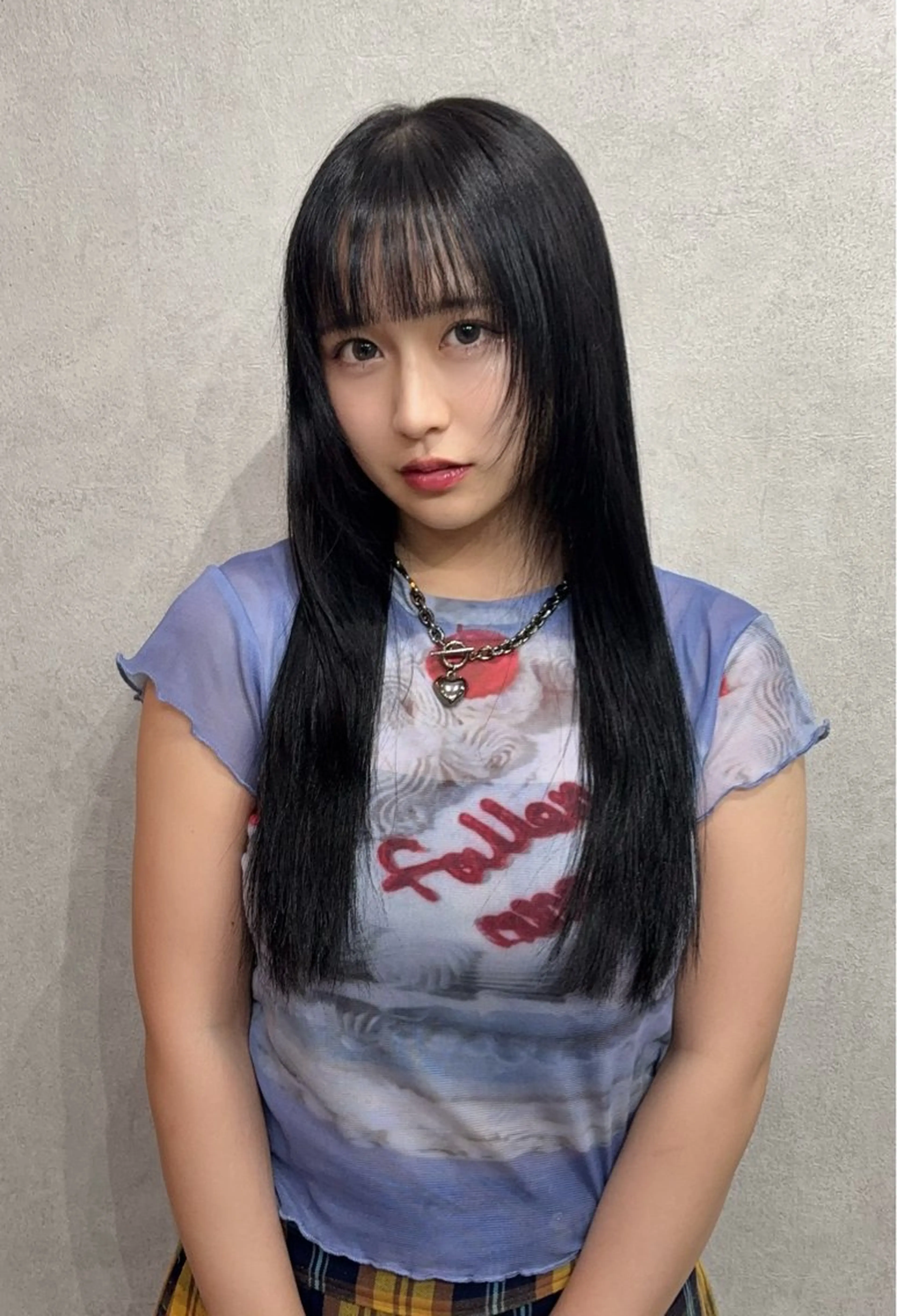 ロング カラー ヘアカラー トリートメント 天神/ハイトーン/艶 カラー/Miharuのヘアスタイル