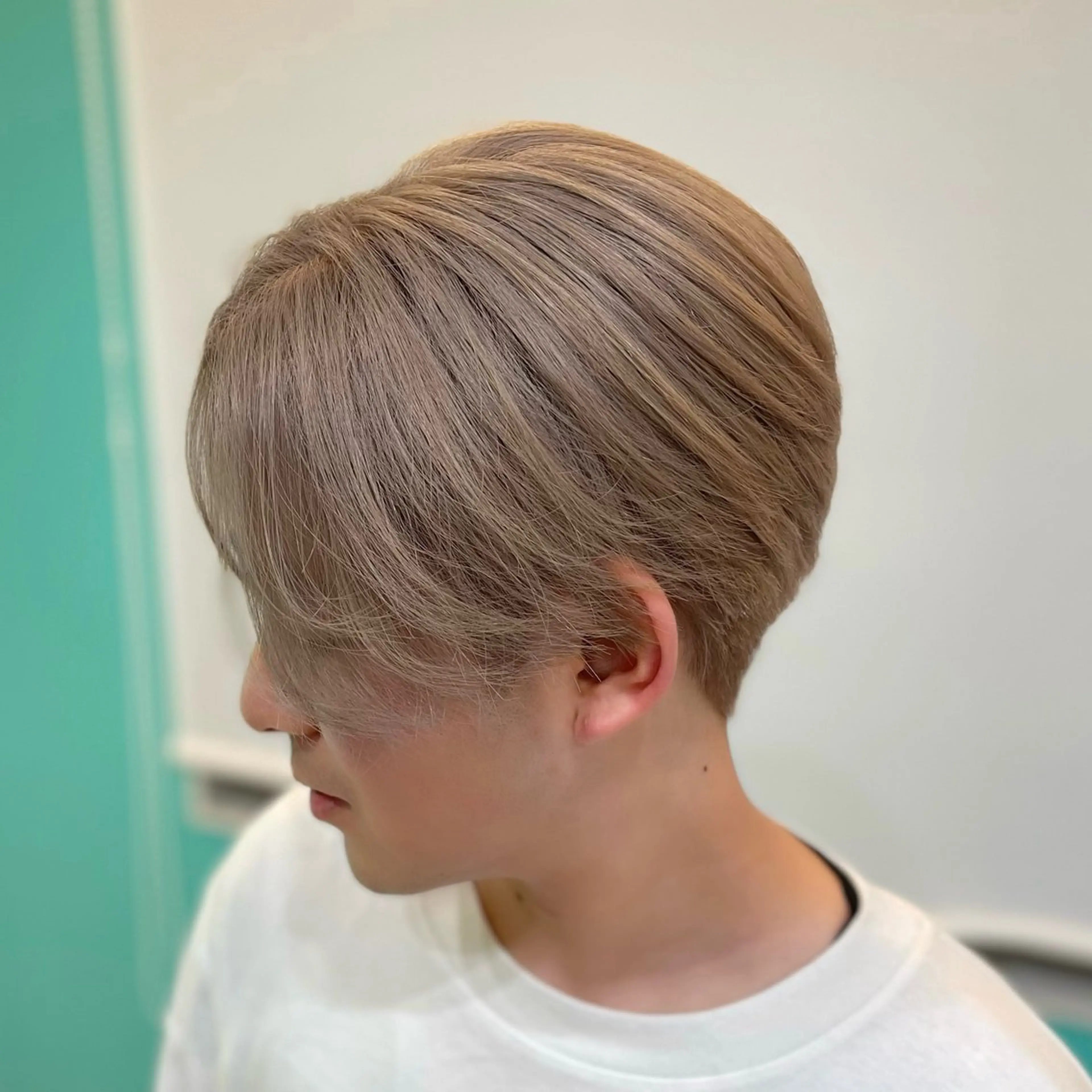 カラー メンズ ヘアカラー mana/メンズ/ ヘアセット/ブリーチのヘアスタイル