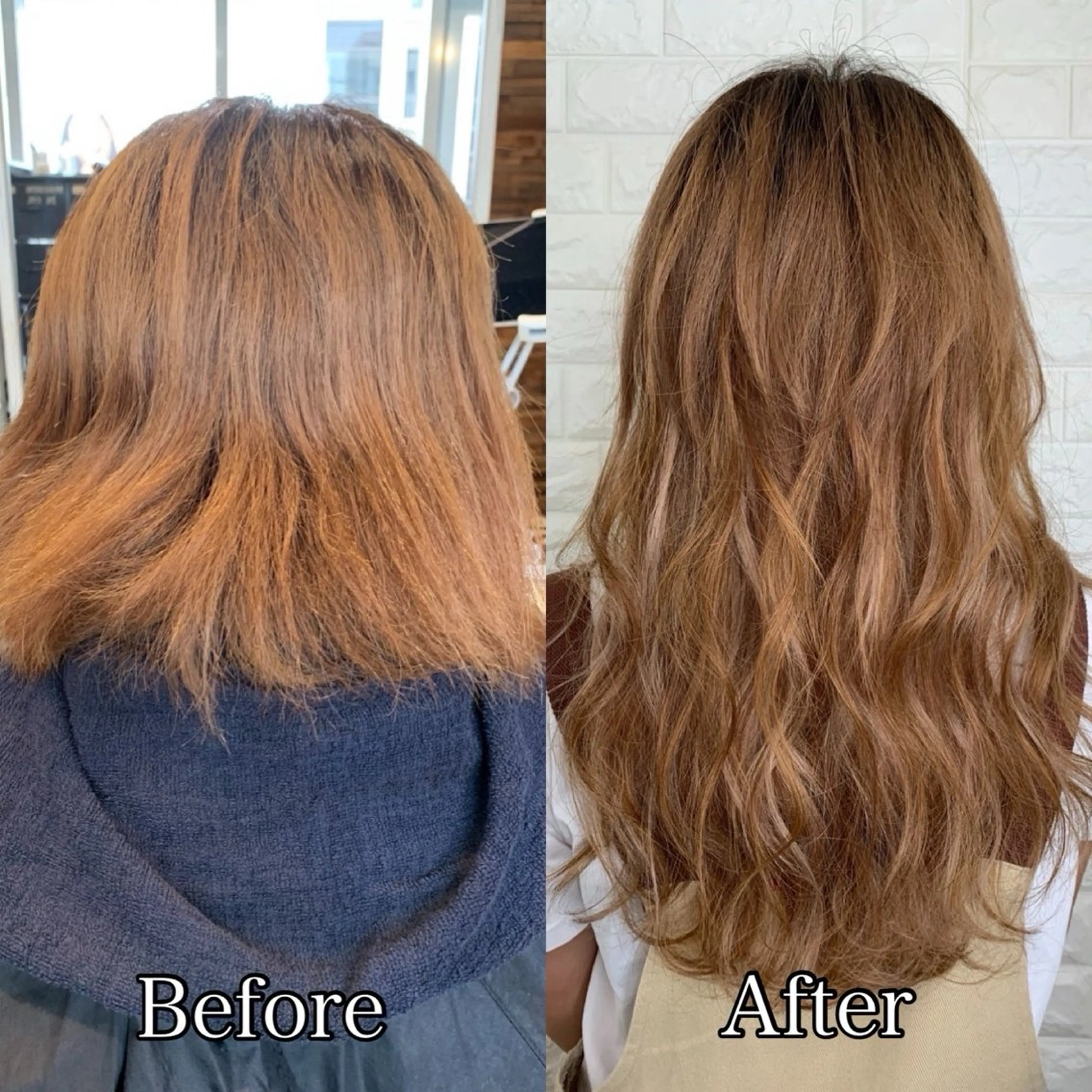 【馴染み抜群◎】馴染ませカット＋ダメージレスカラー＋最新プルエクステ60本の写真