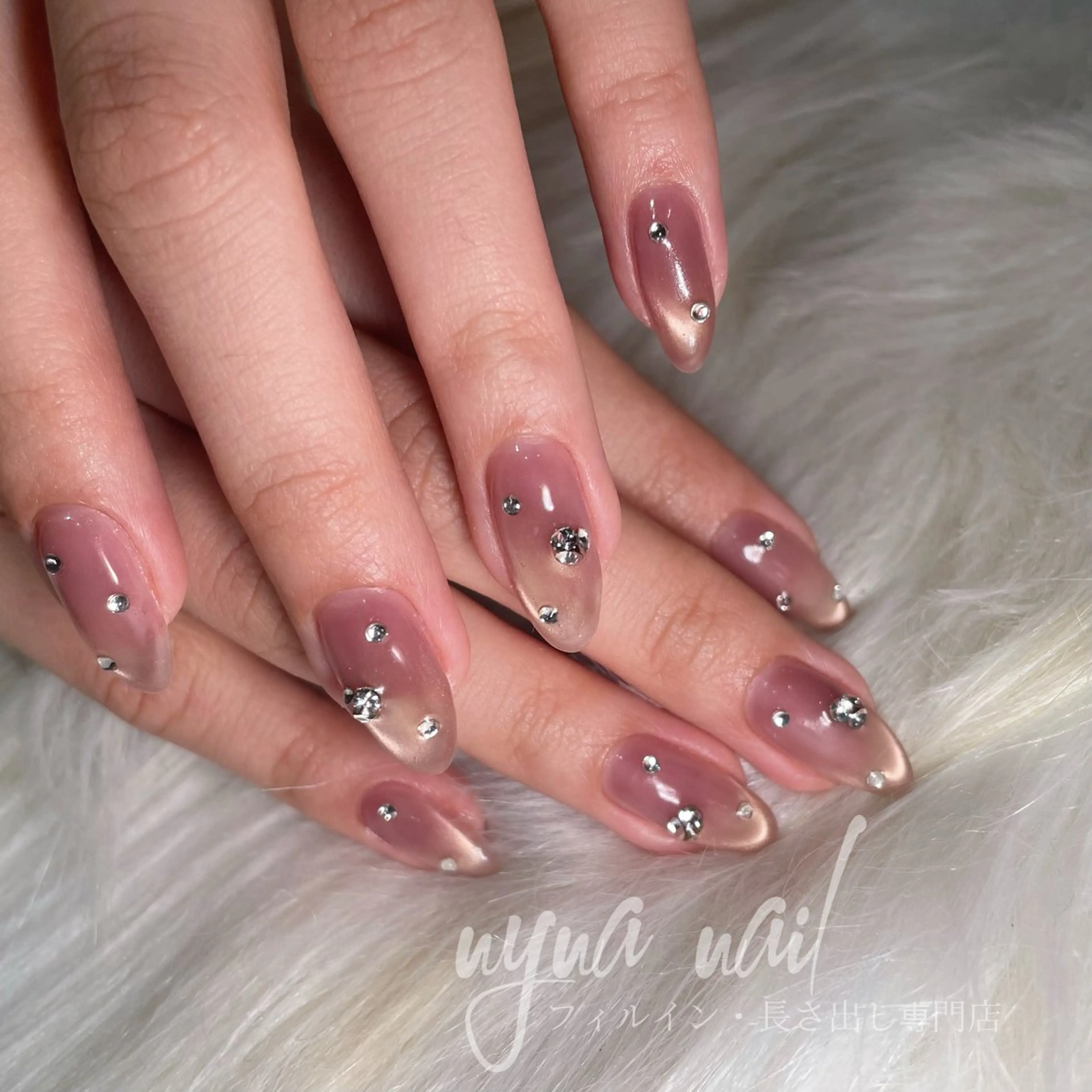 ネイル マグネットネイル 春ネイル Nyna nail Chiakiのネイルデザイン