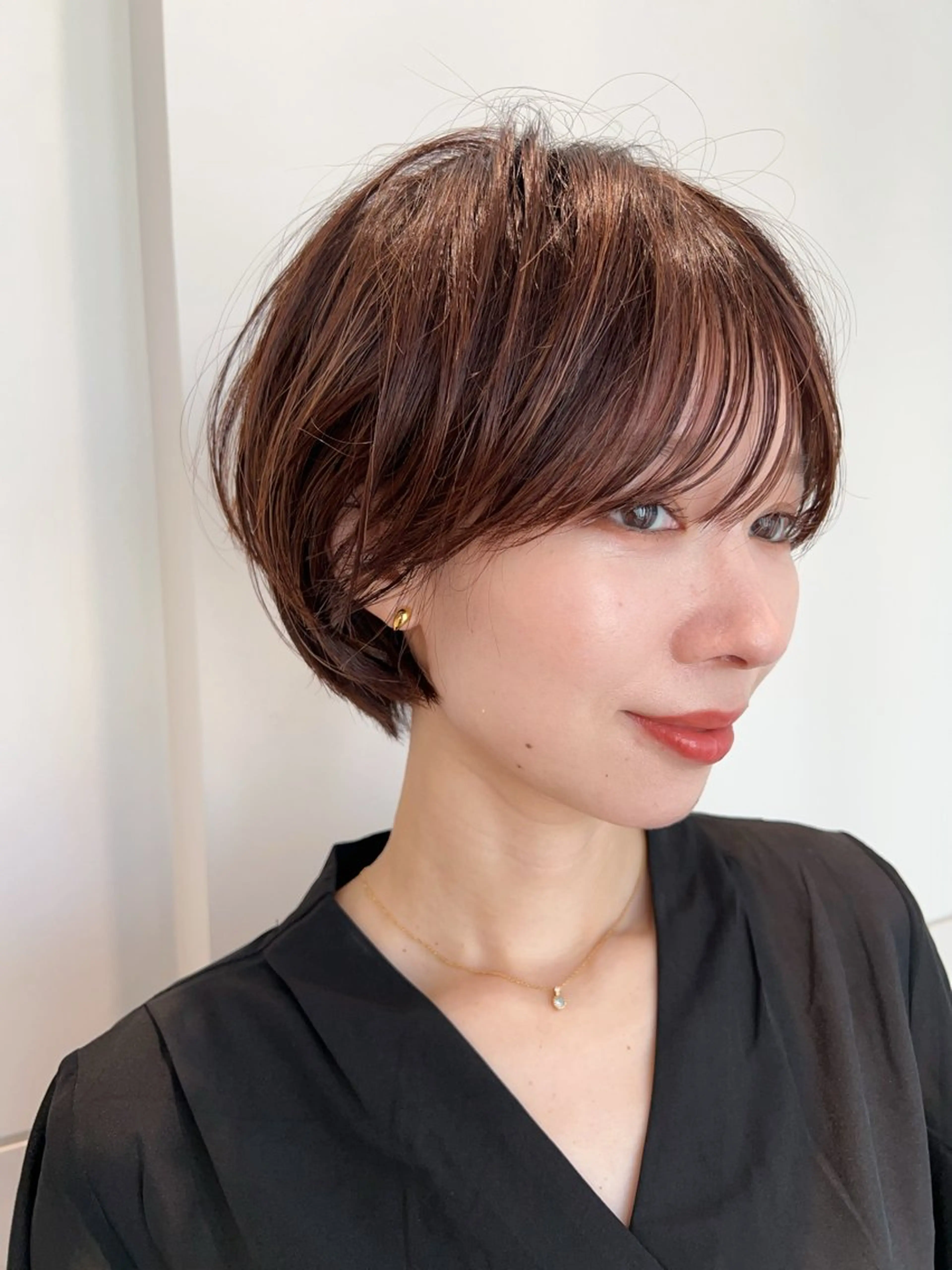 ショート ヘアカラー ヘッドスパ 縮毛矯正 /横山陸人のヘアスタイル