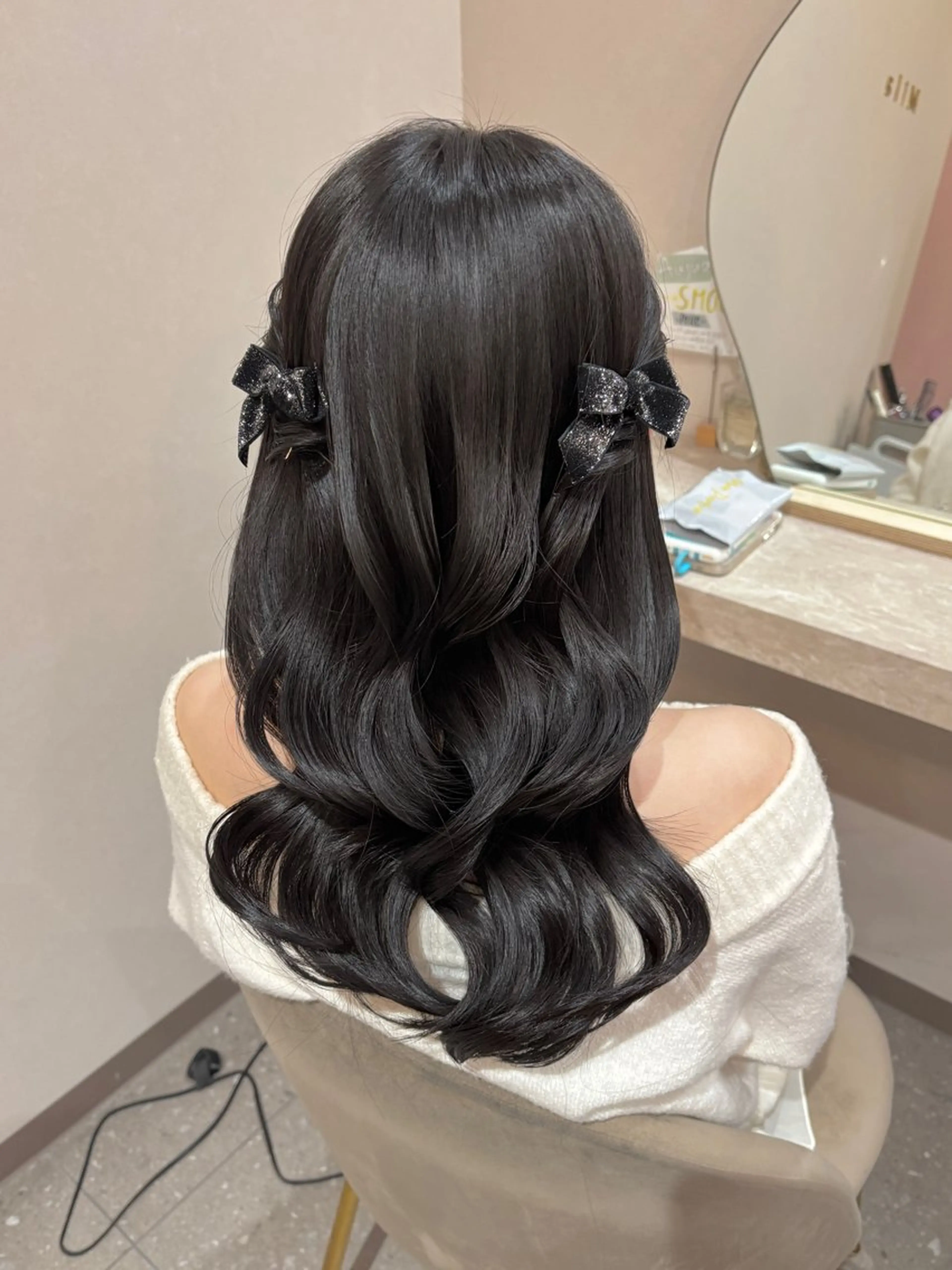 ヘアアレンジ ヘアセット Mila hinaのヘアスタイル