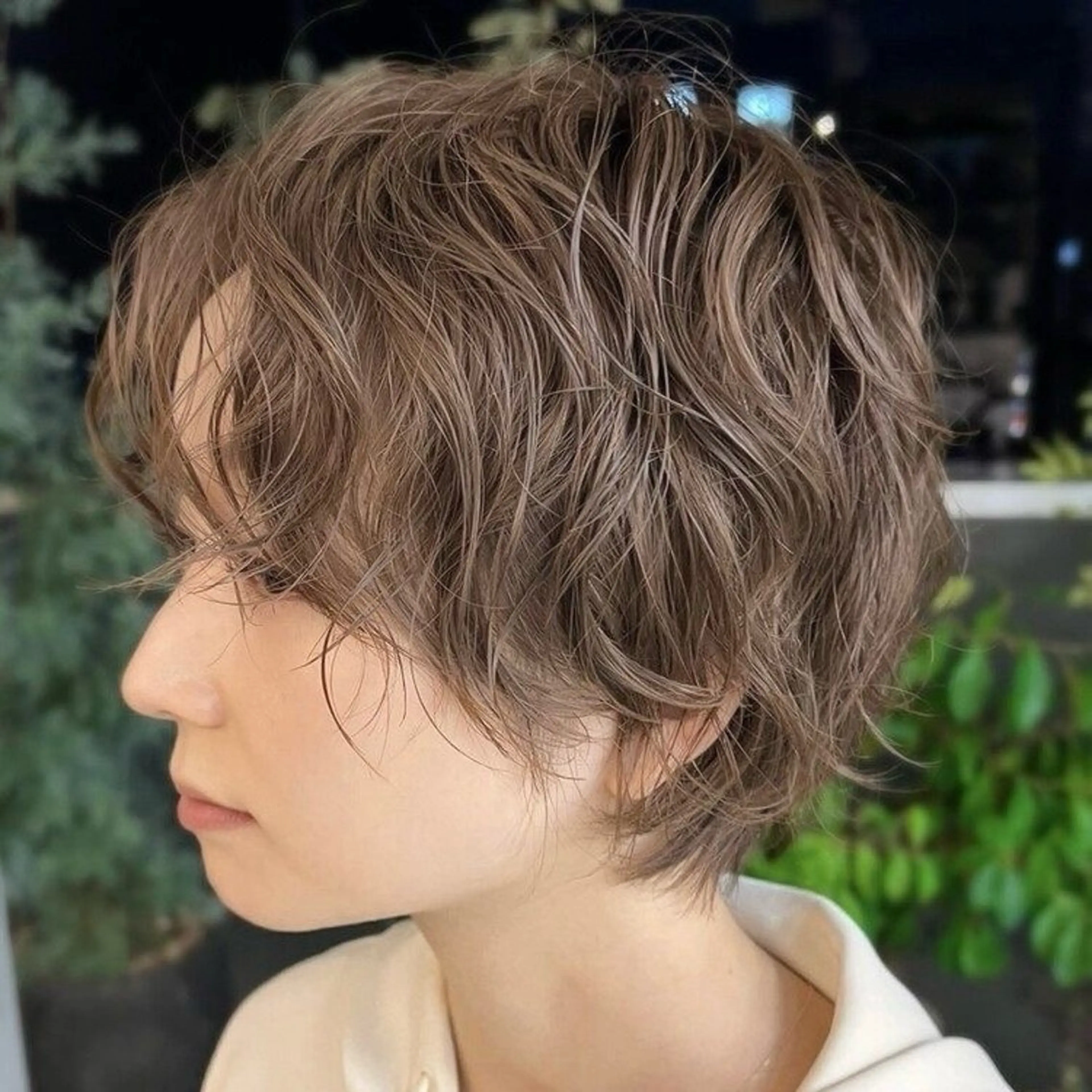 ショート パーマ 🫧もも🫧 ／メンズ〜レディースのヘアスタイル