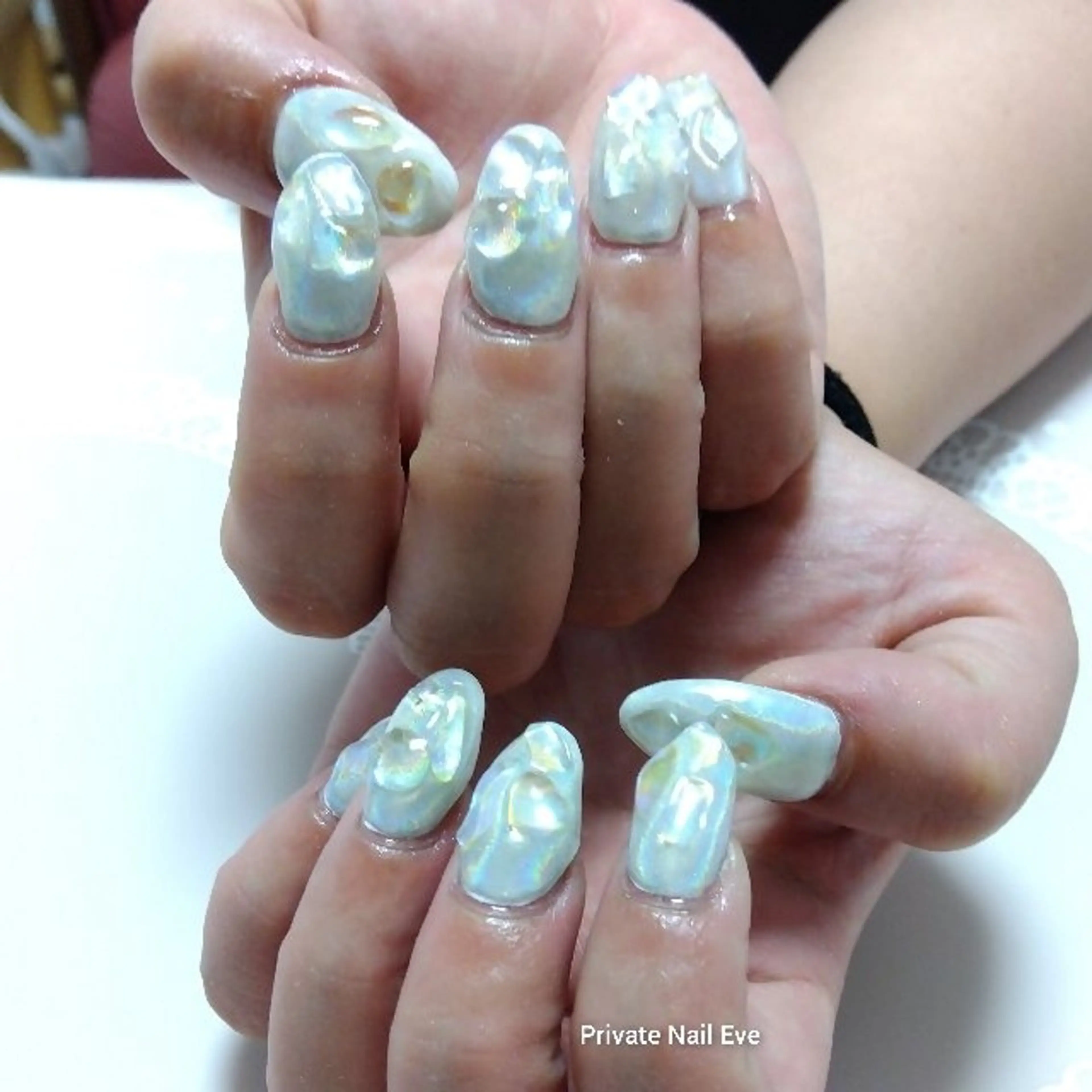 ネイル 氷ネイル・うるうるネイル ハンドネイル ネイル junkoのネイルデザイン