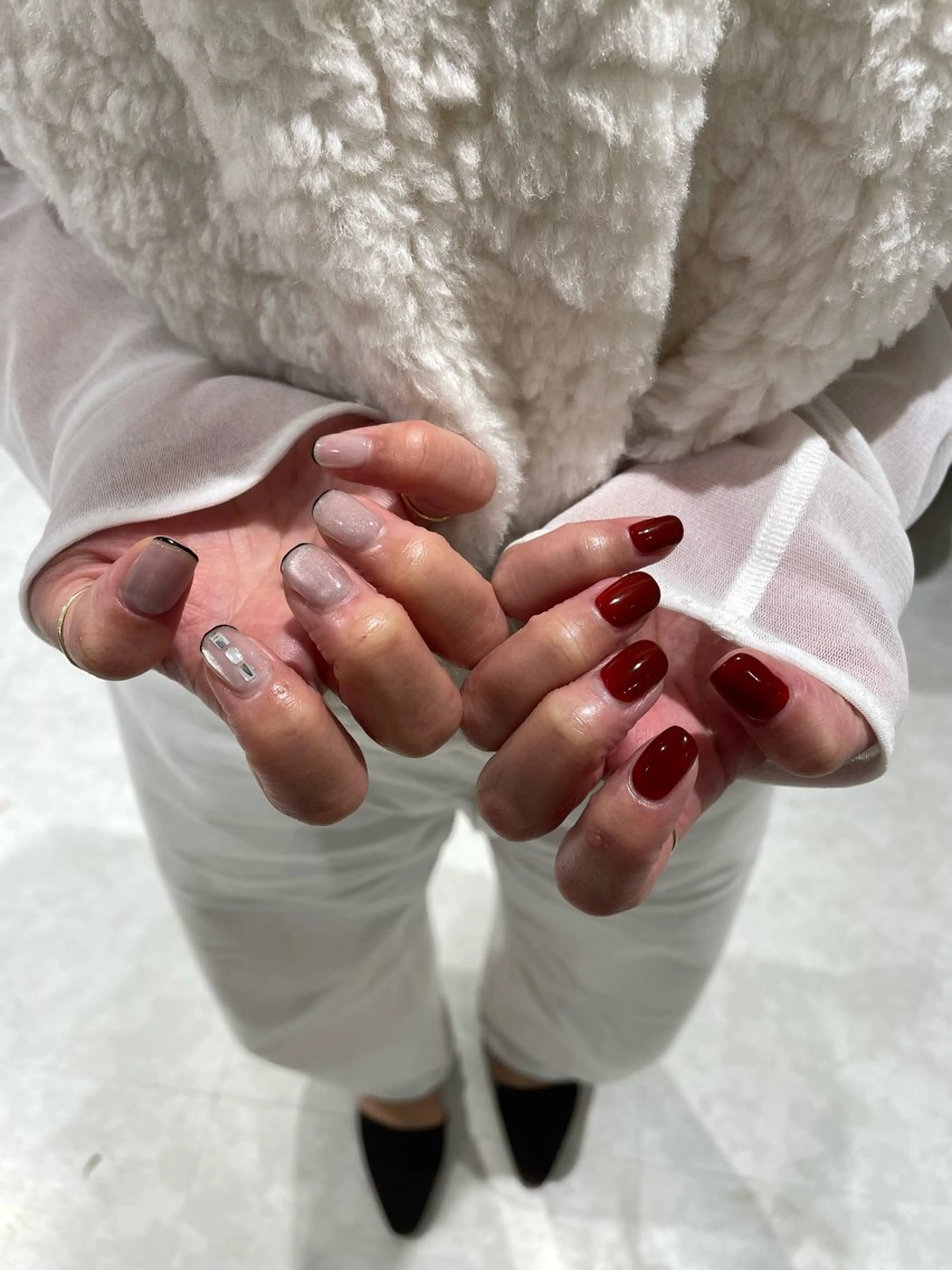 ネイル フレンチネイル nail atelier Kのネイルデザイン