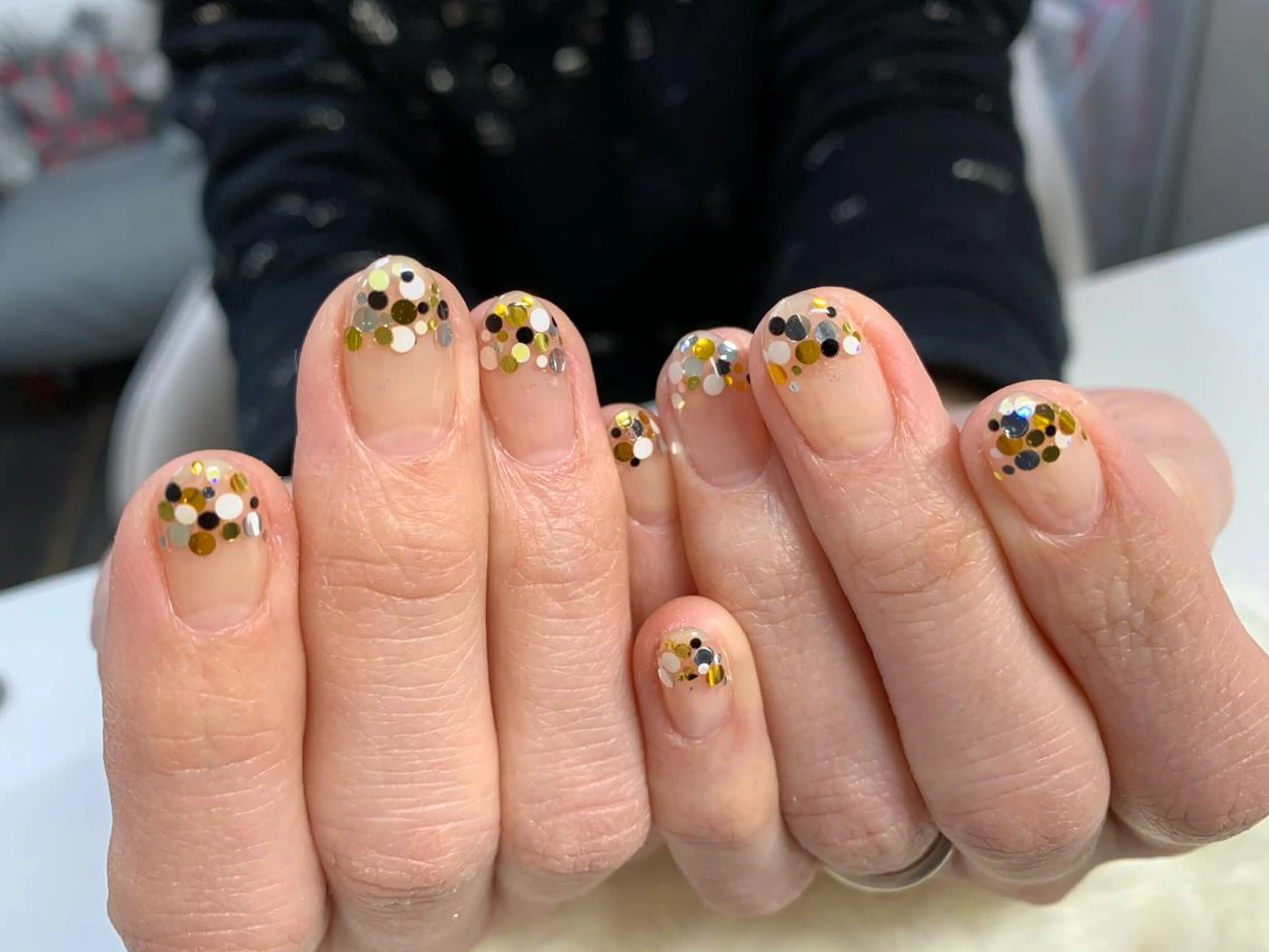 ネイル 冬ネイル クリスマス ハンドネイル Nail salon Three R所属・ネイルサロン Three   R.のエステ・リラクイメージ