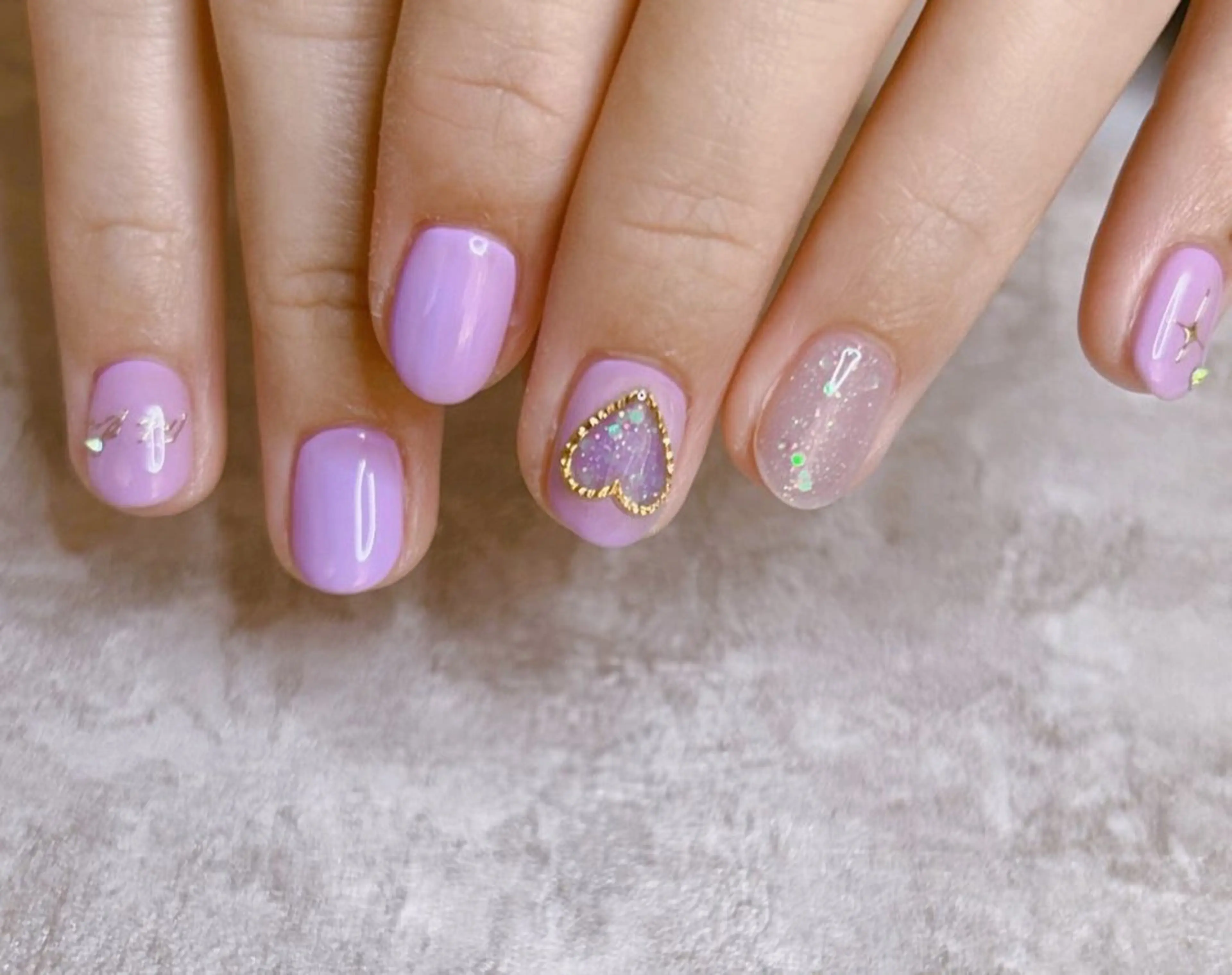 〈off付き〉ネイリストお任せデザイン.｡.:*☆ オフィス系のシンプルが好きな人。カラー選択OKの写真