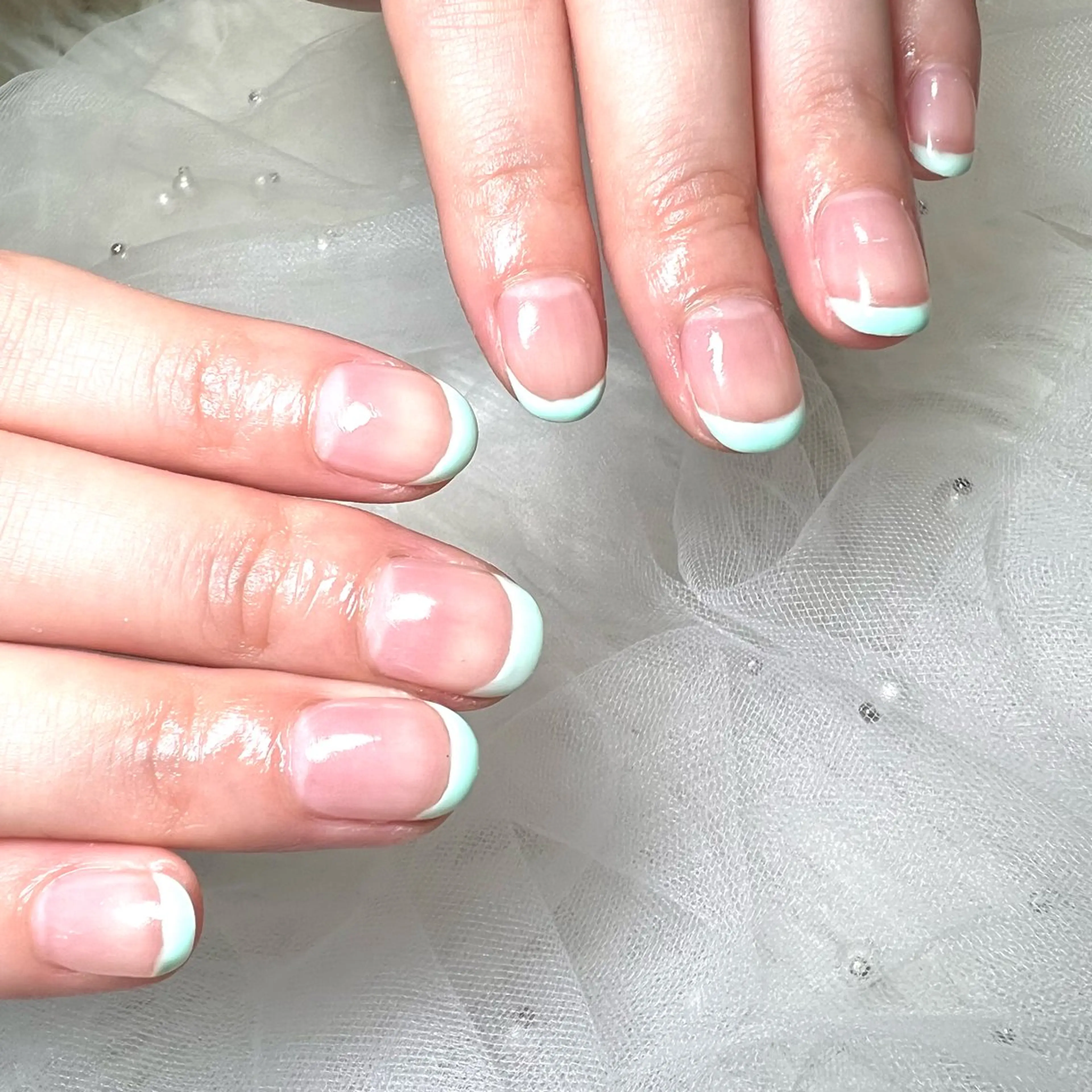 オフなし★ハンド★王道フレンチネイル￥5500の写真