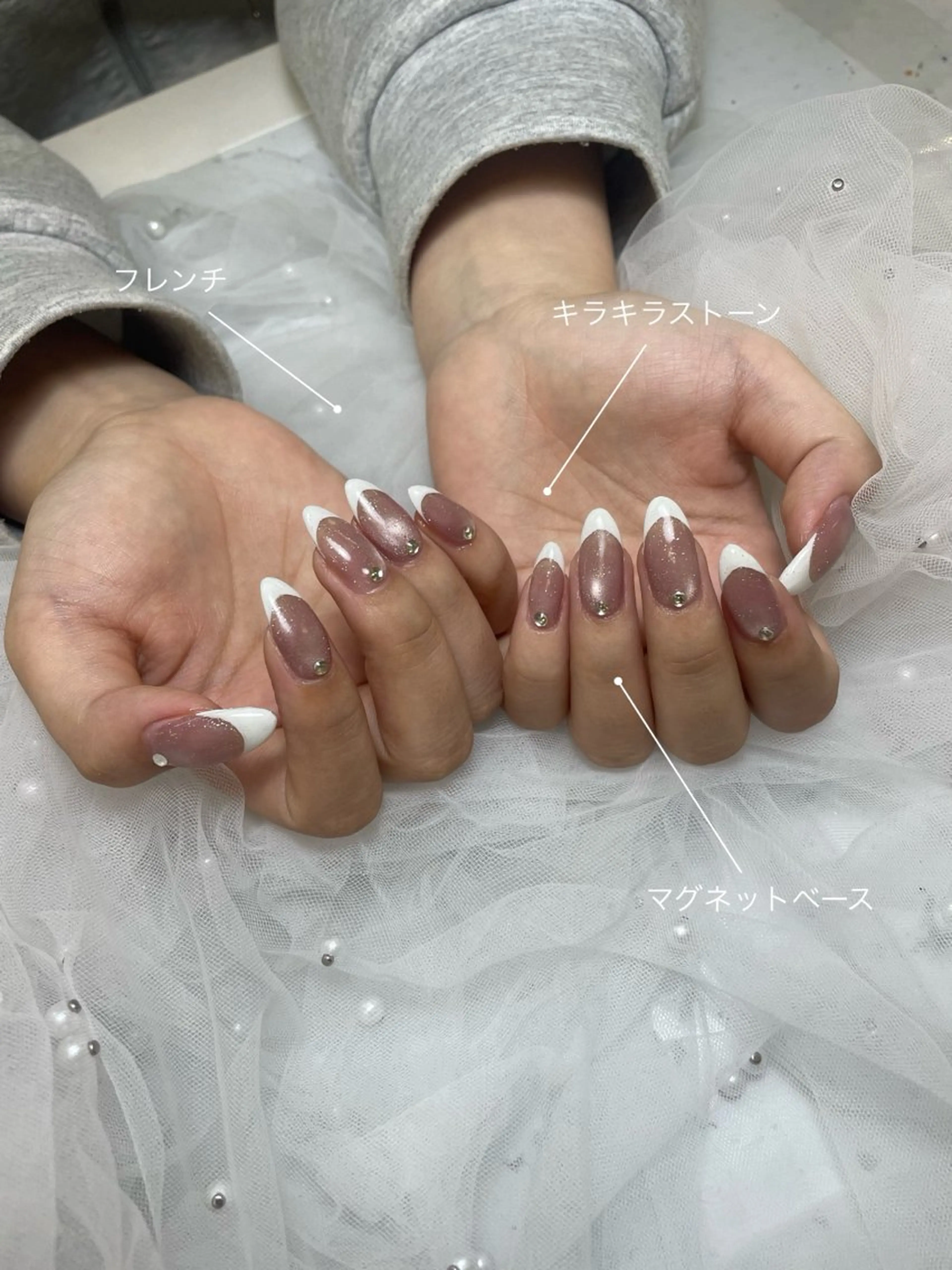 ネイル ハンドネイル フットネイル S LOUNGE NAIL所属・パーツたくさん🍓 SUMIのネイルデザイン
