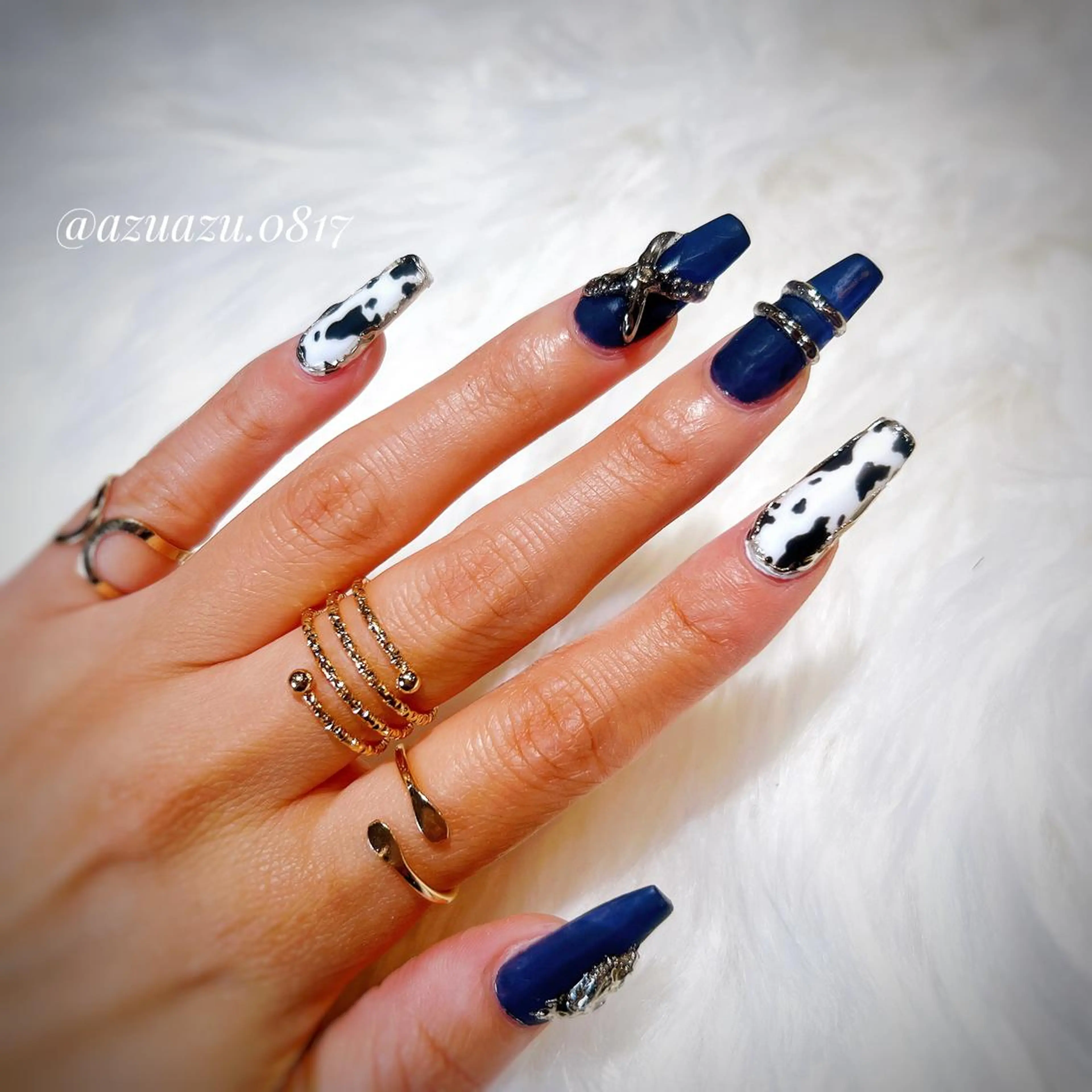 【HAND】ジェルチップでの10本長さ出し　アートし放題★オフ有⭕️の写真