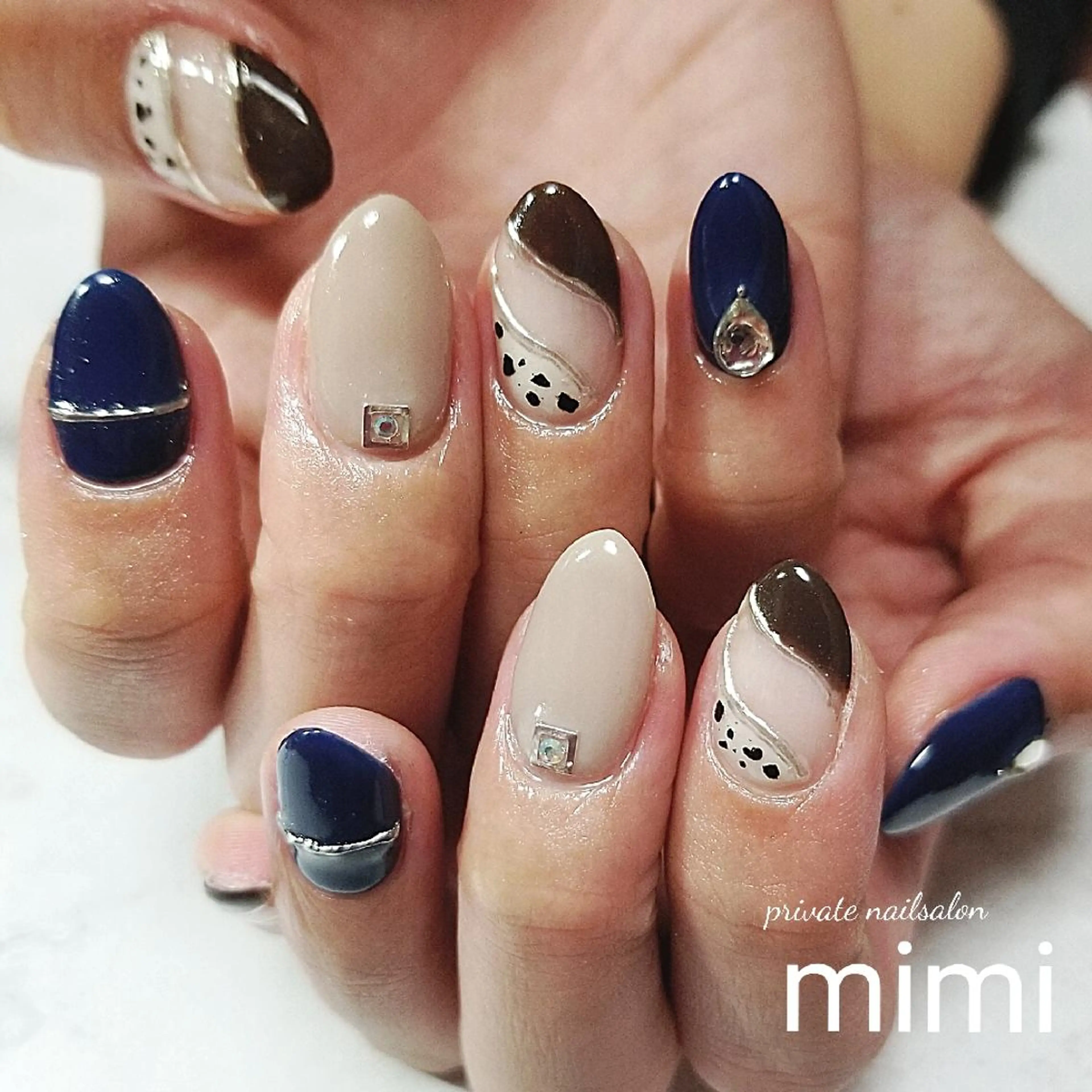 ネイル ニュアンスネイル 博多ネイル ｍｉｍｉのネイルデザイン