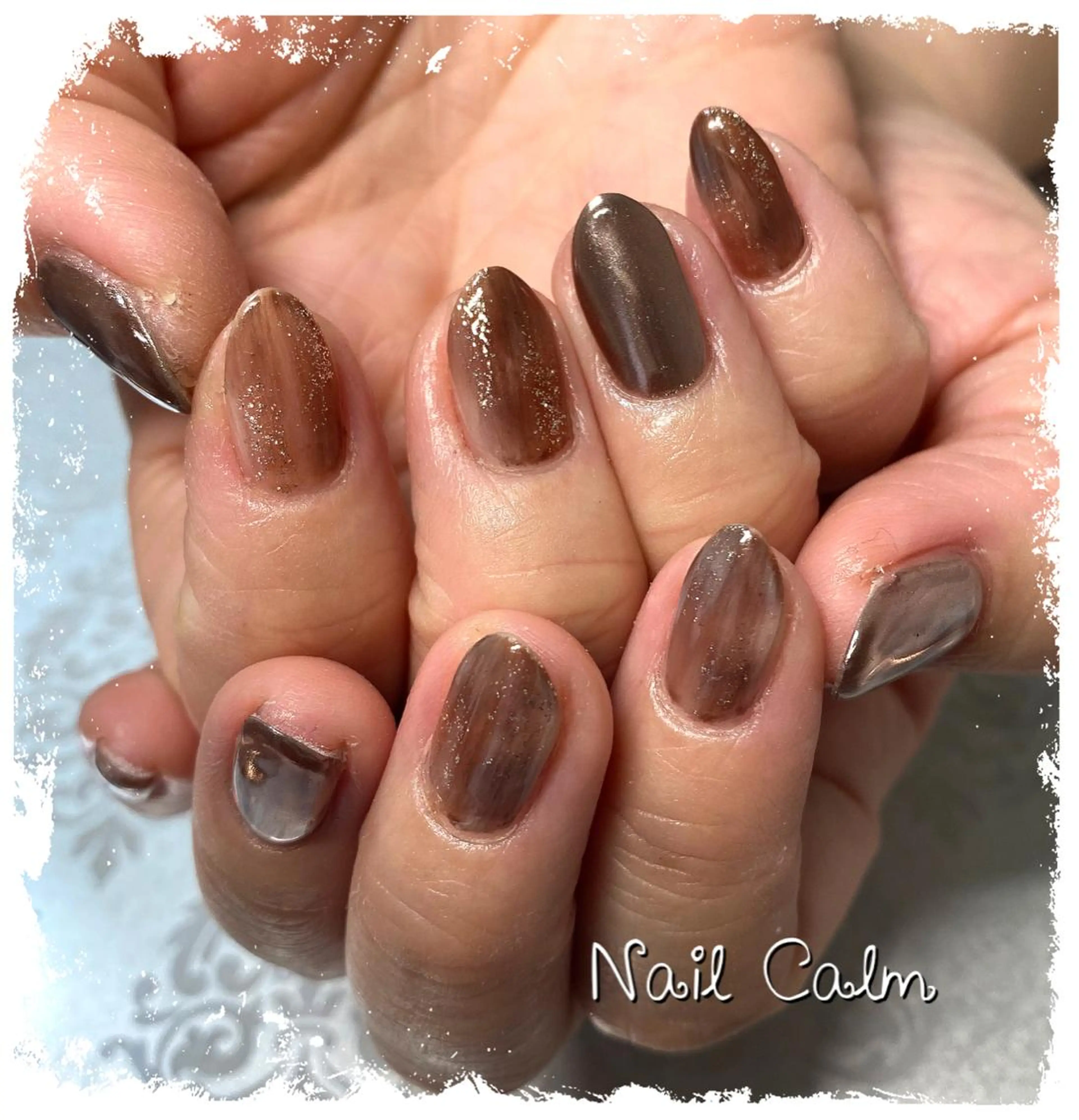 ネイル シンプルネイル ハンドネイル Nail Calm所属・プライベートサロン Calmのネイルデザイン