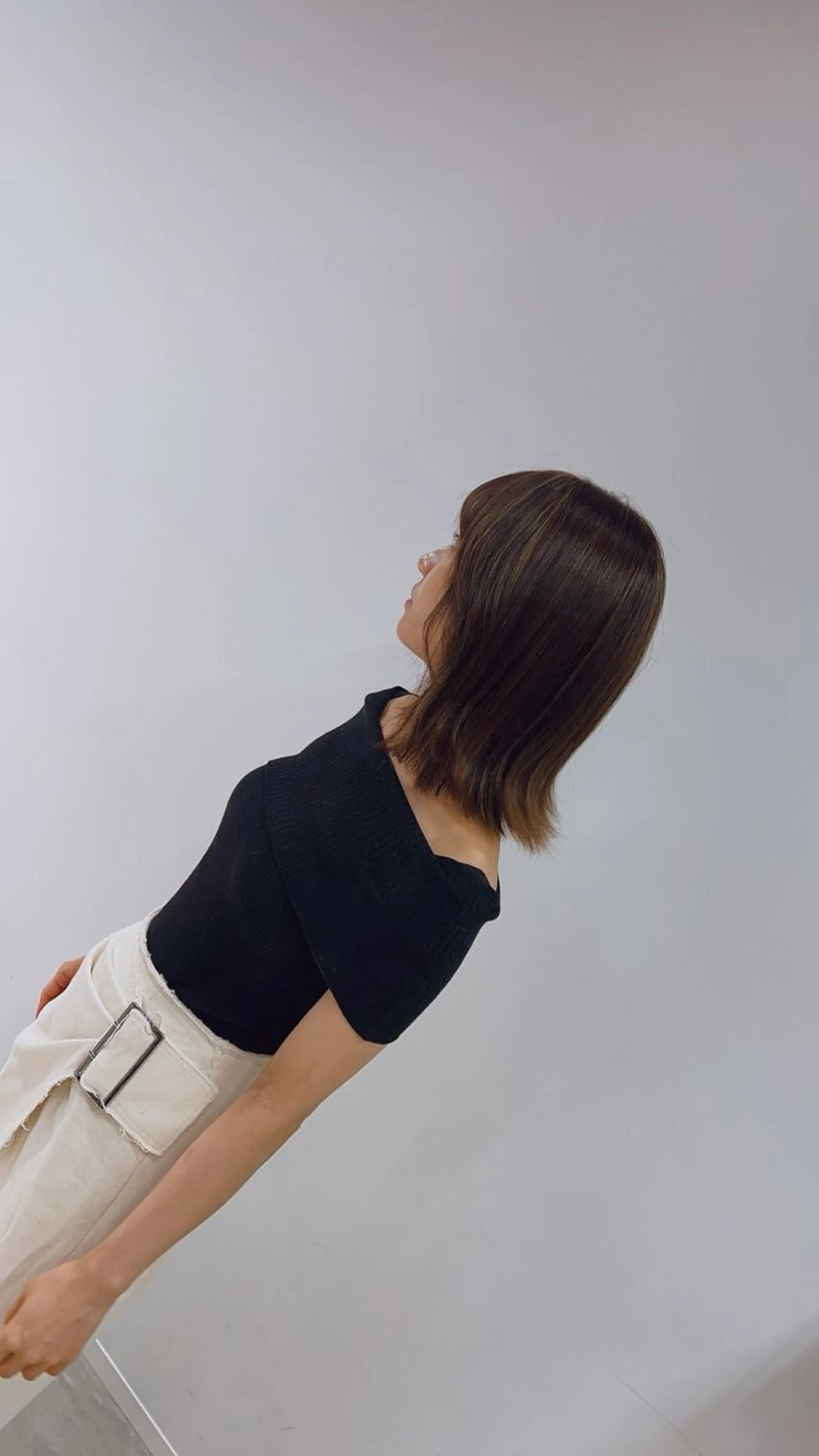 ミディアム カラー パーマ ヘアアレンジ メンズ 堀井 凌平のヘアスタイル